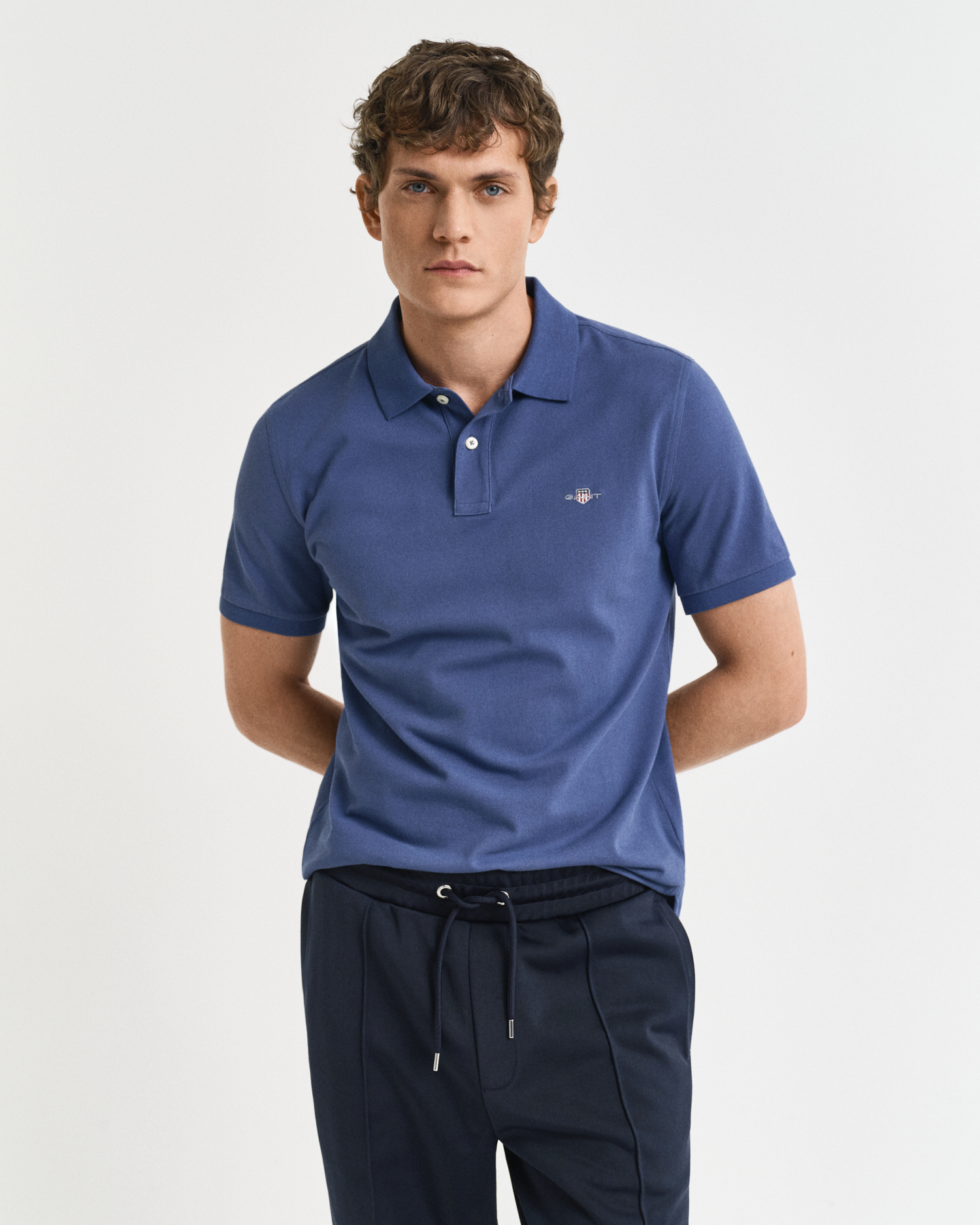 Gant Men's Regular Fit Shield Piqué Polo Shirt ) Xxxl