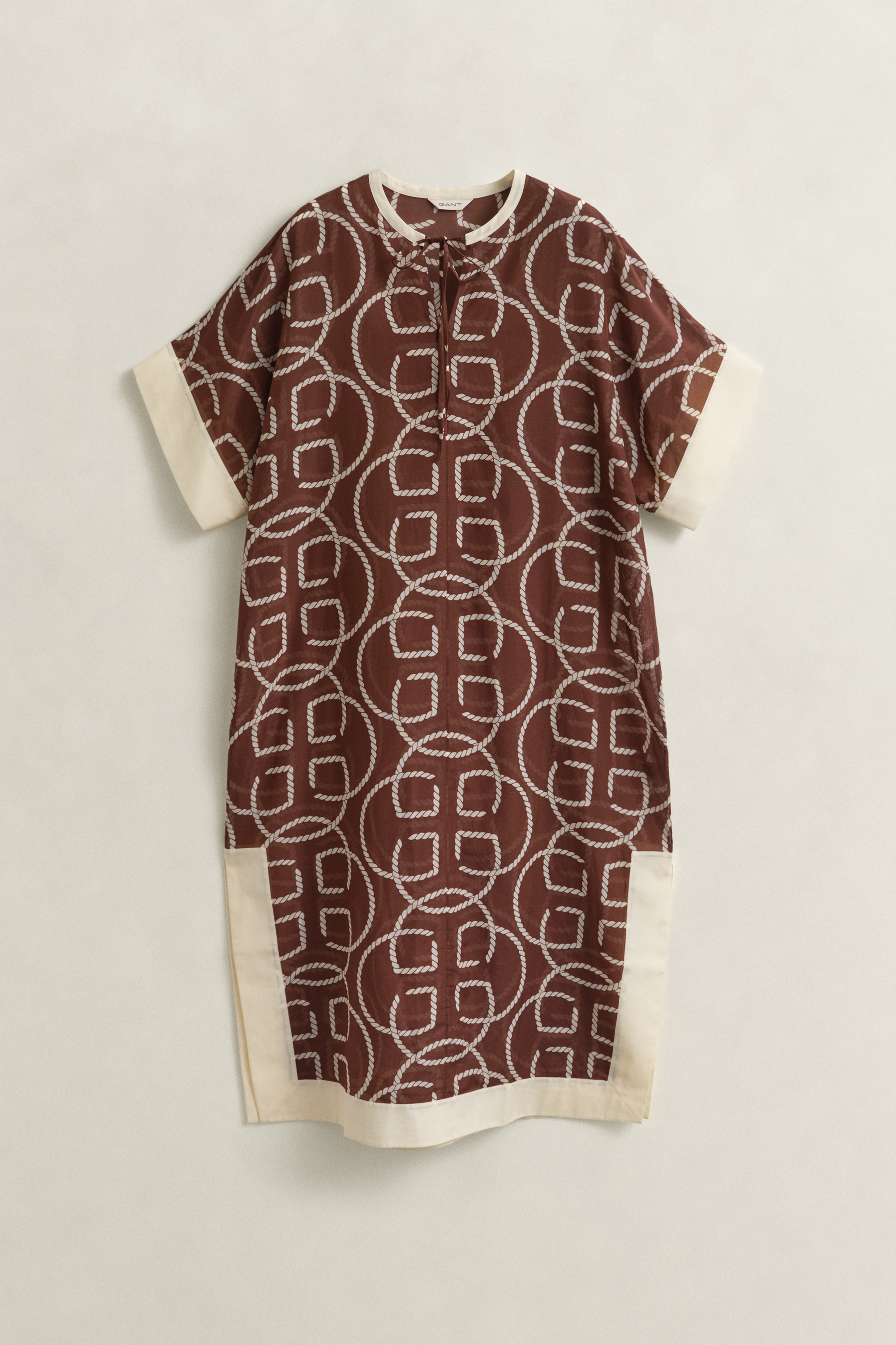 Monogram Cotton Silk Caftan