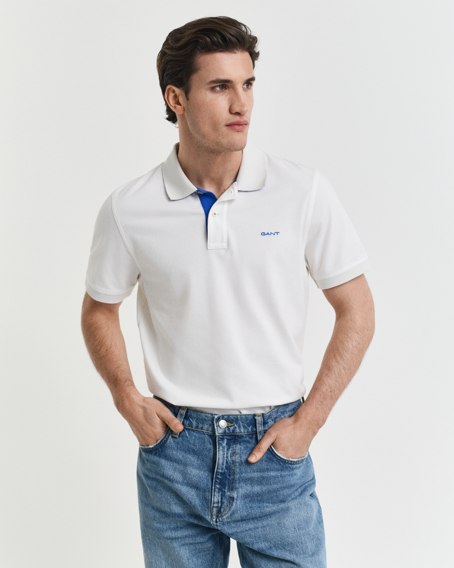 Gant Men's Contrast Piqué Polo Shirt ) Xxxl