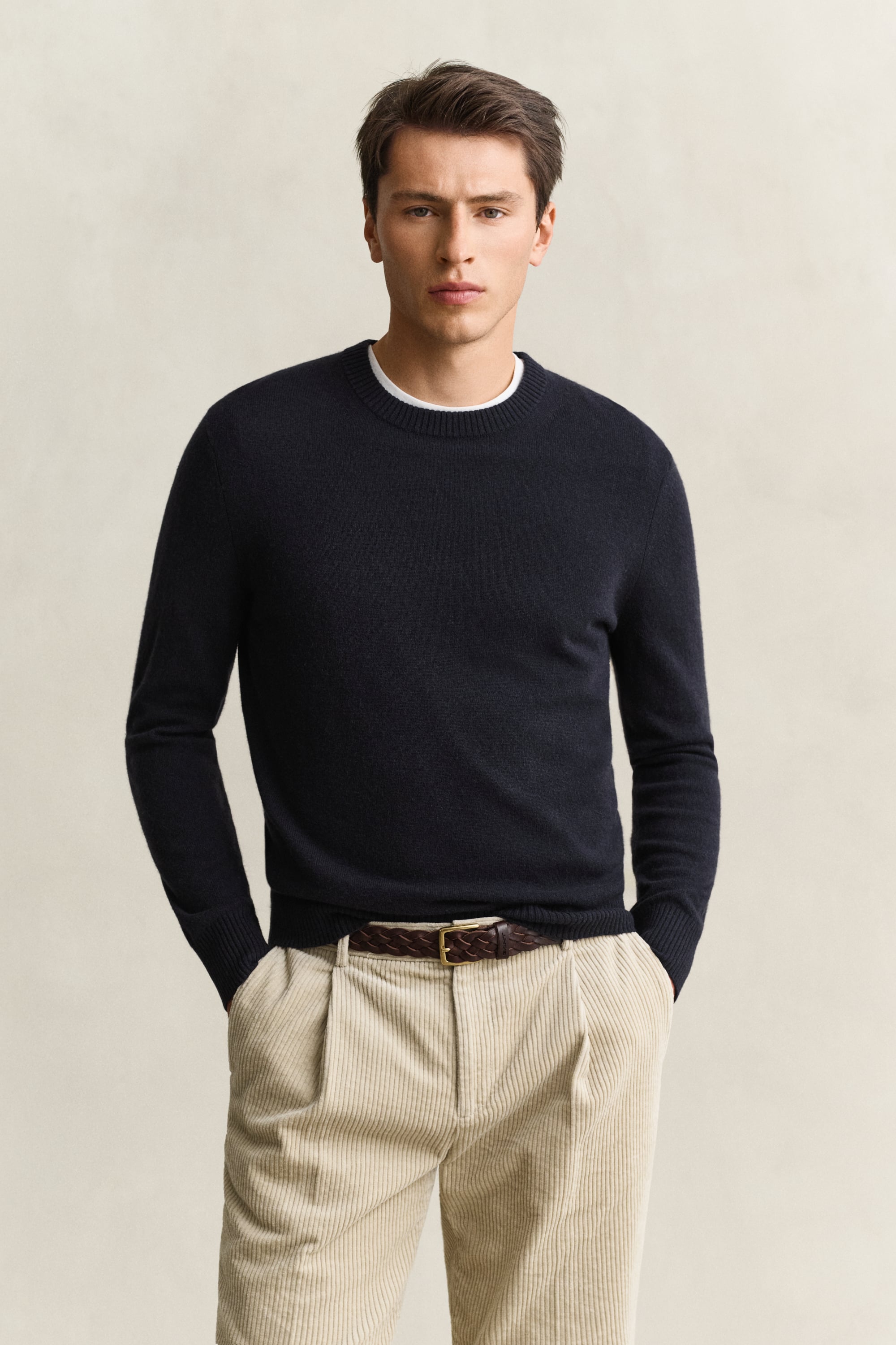 Gant Men's Bleu Cashmere Sweater - Image 2