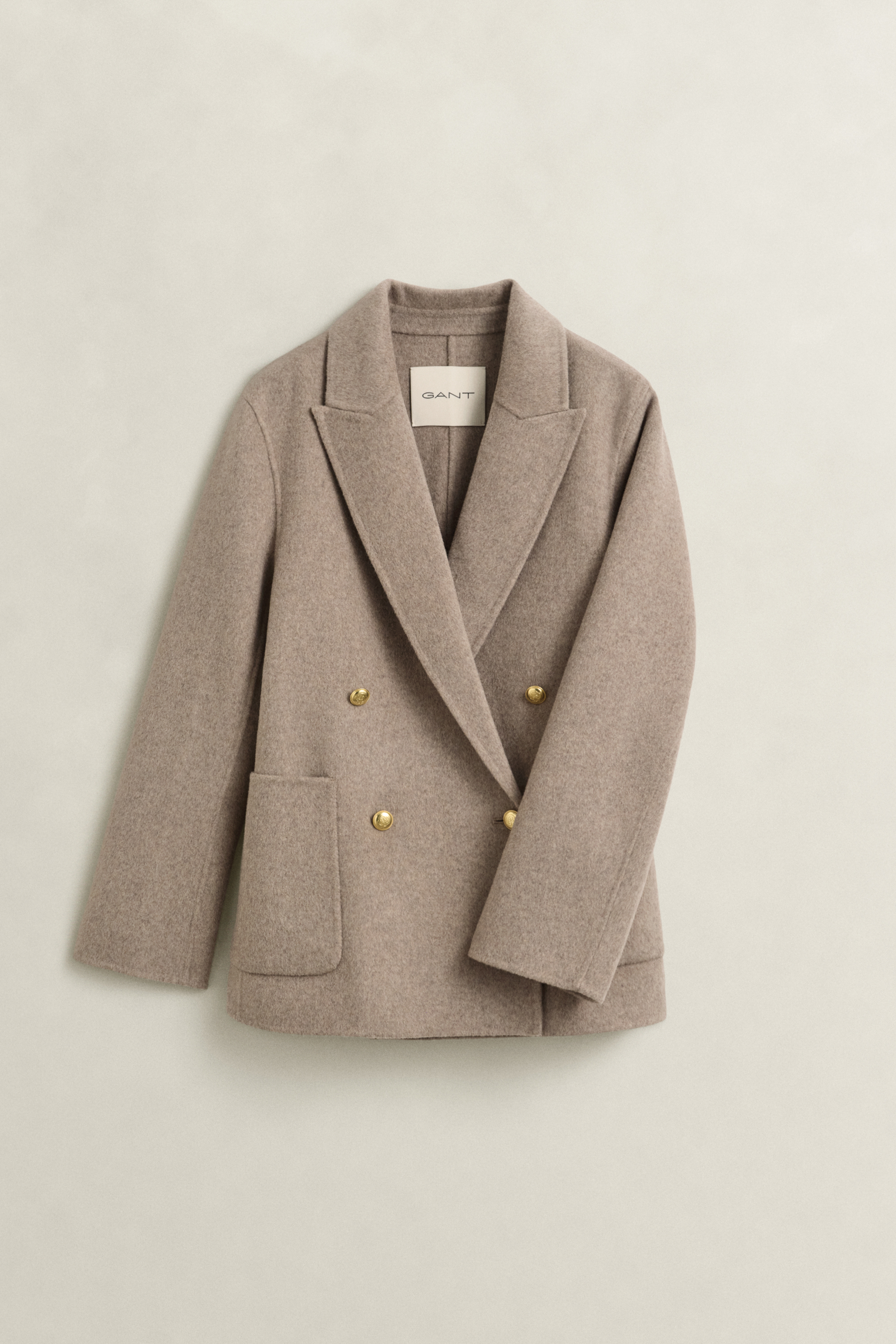 Gant Women's Mist Taupe Handstitched Club Blazer (34)