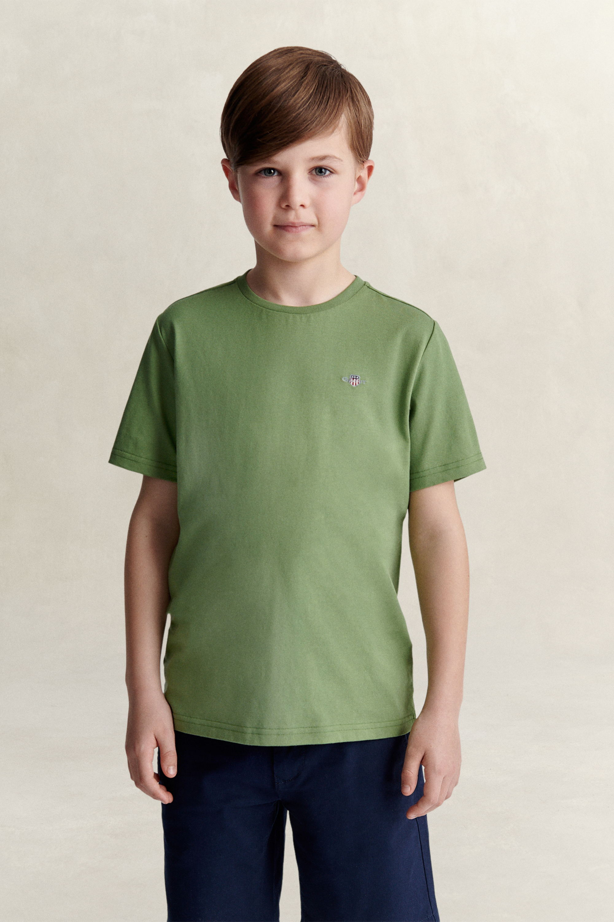 Gant Unisex Herb Green Teens Shield T-Shirt (146)