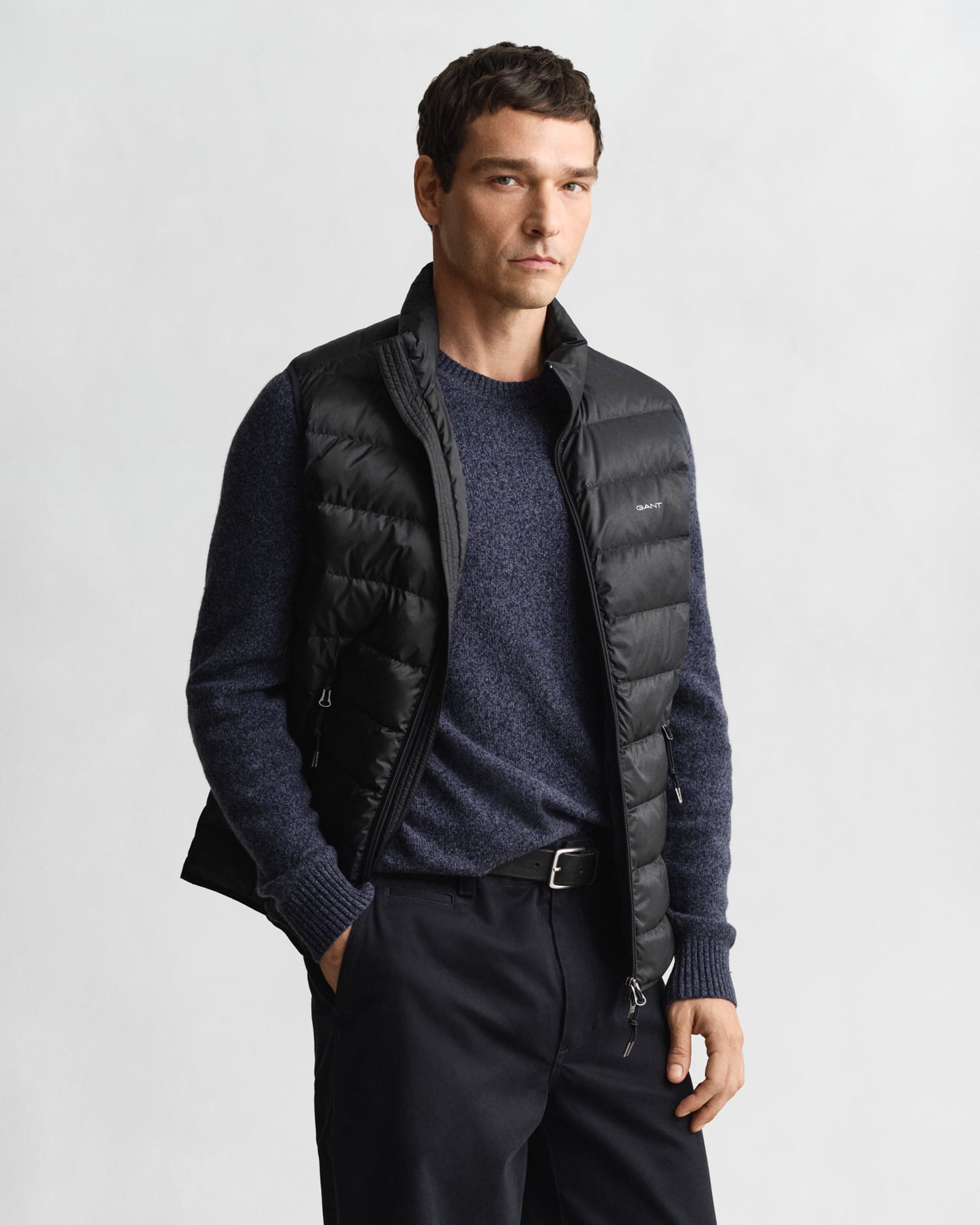 Gant Men's Black Light Down Vest (Xxl)