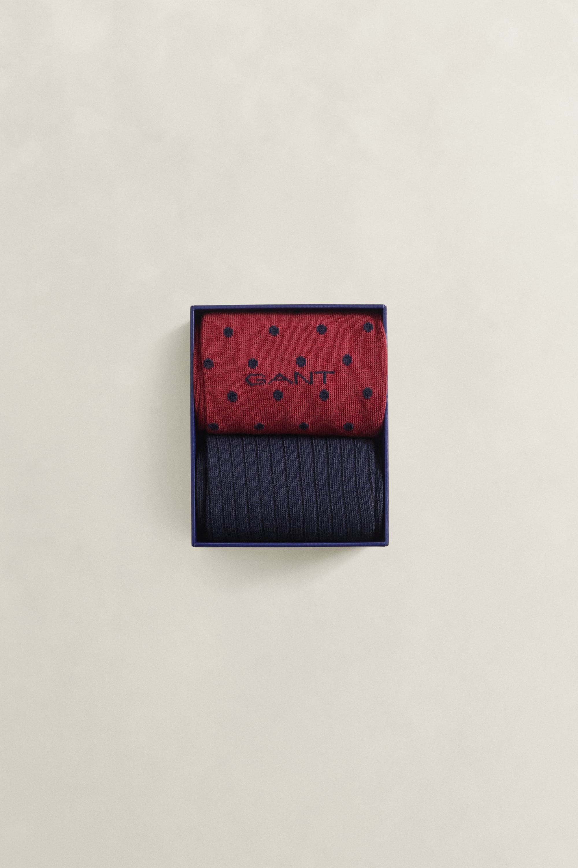 Gant Men's Red Dot And Rib 2-Pack Sock Gift Box - 604 Plumped - 604 Plumped - Uk9-11 Eu43-45 Us10-12 - Image 3