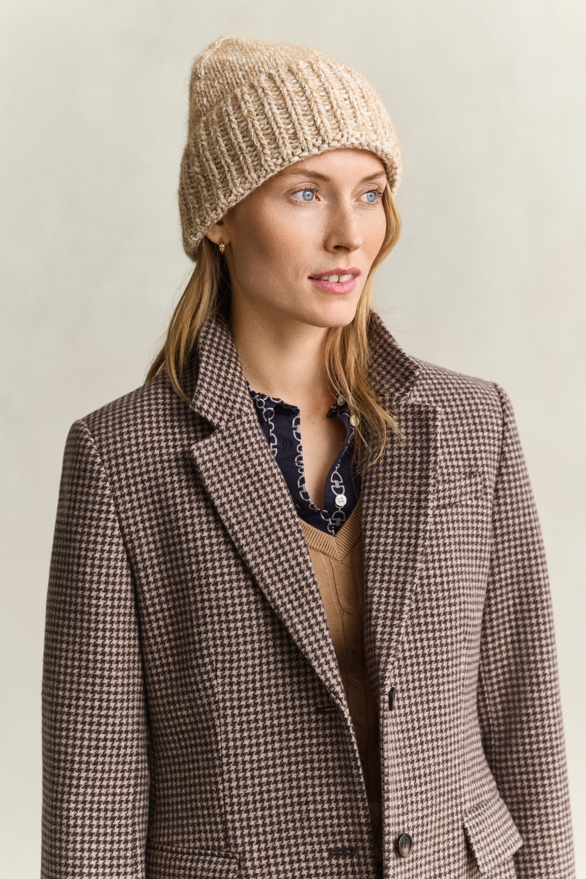 Gant Mouline Wool Blend Beanie In Multicolor