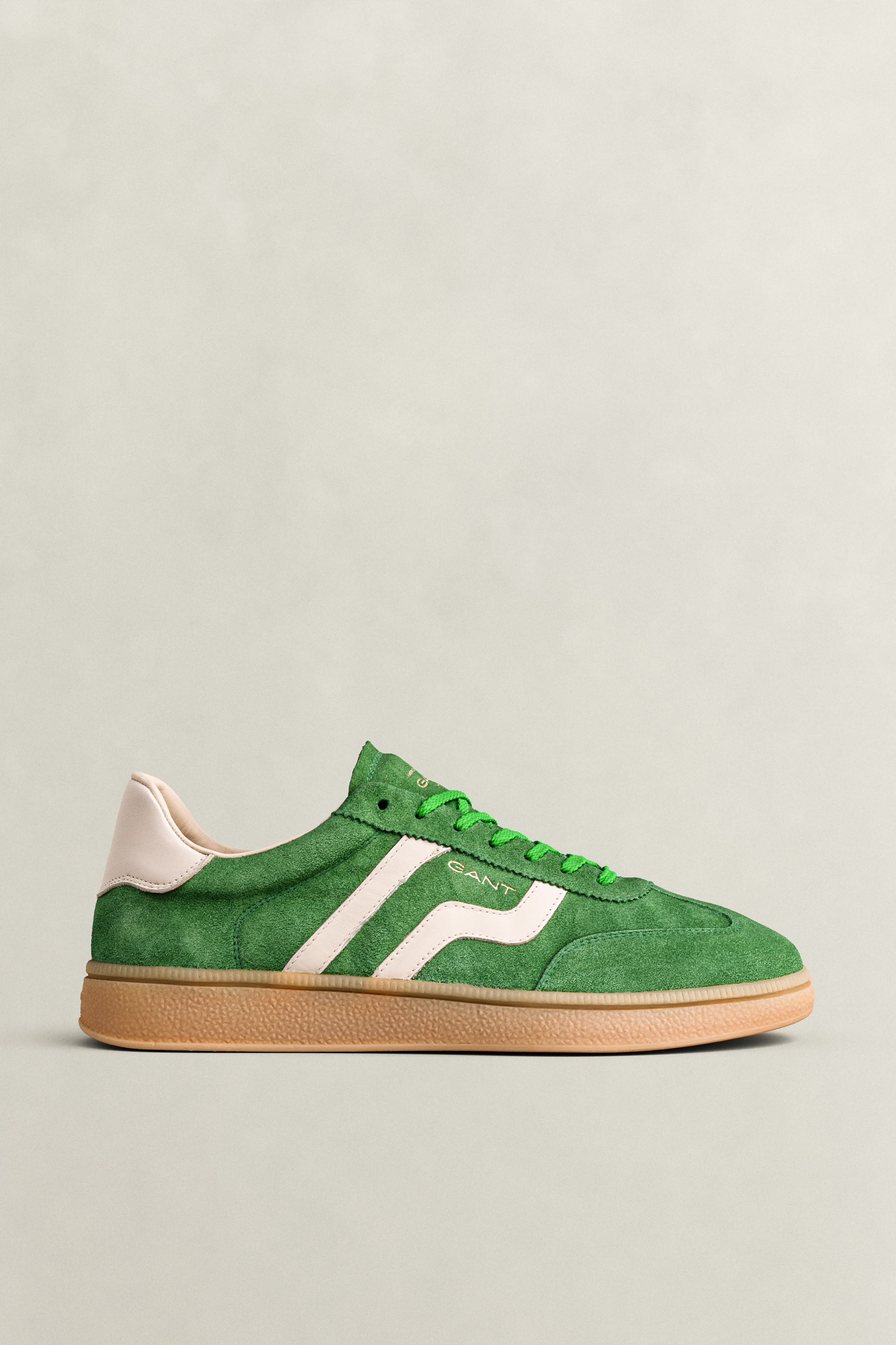 Gant Men's Deep Forest Green Cuzmo Suede Sneakers (44)