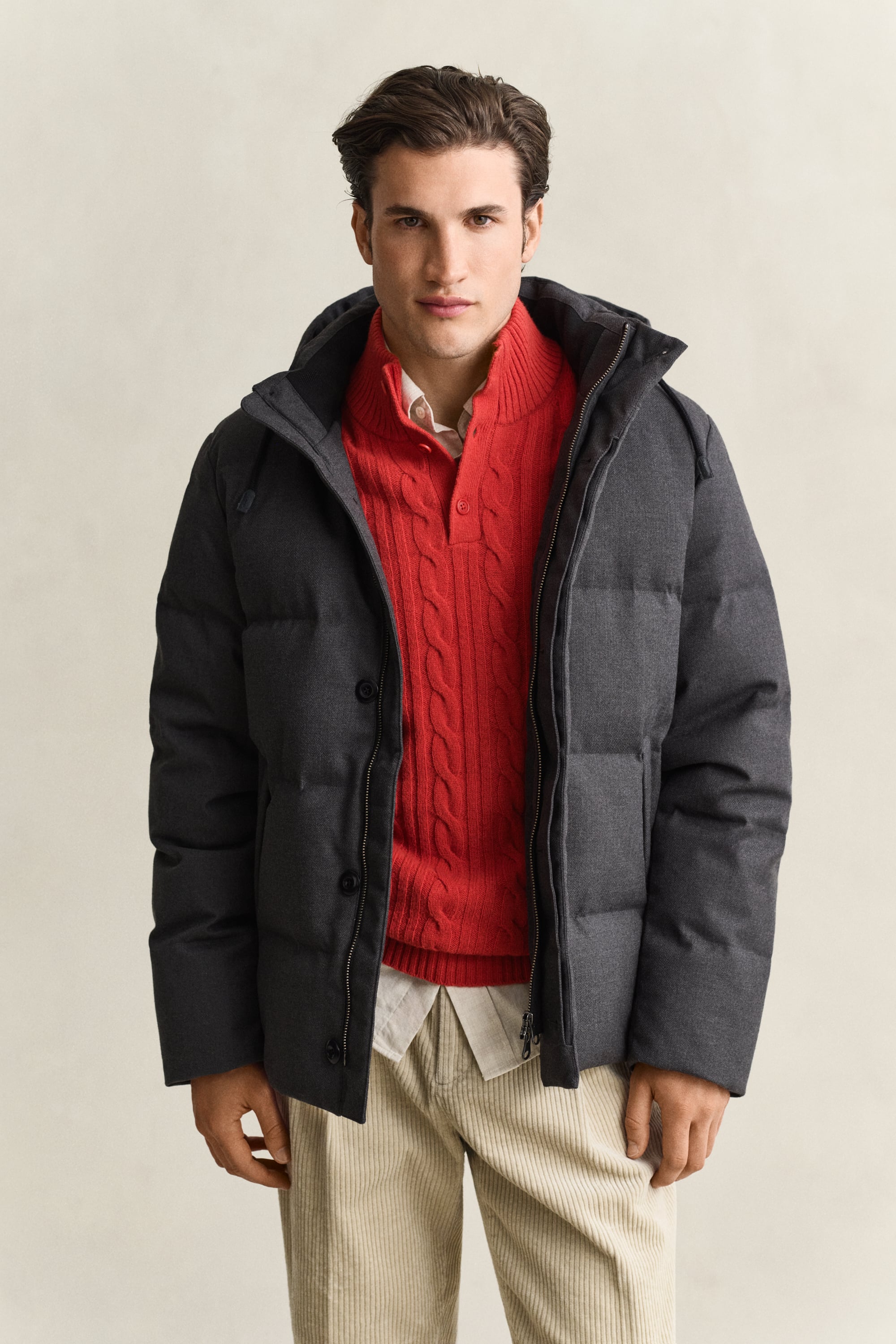 Flannel Down Jacket EVENING