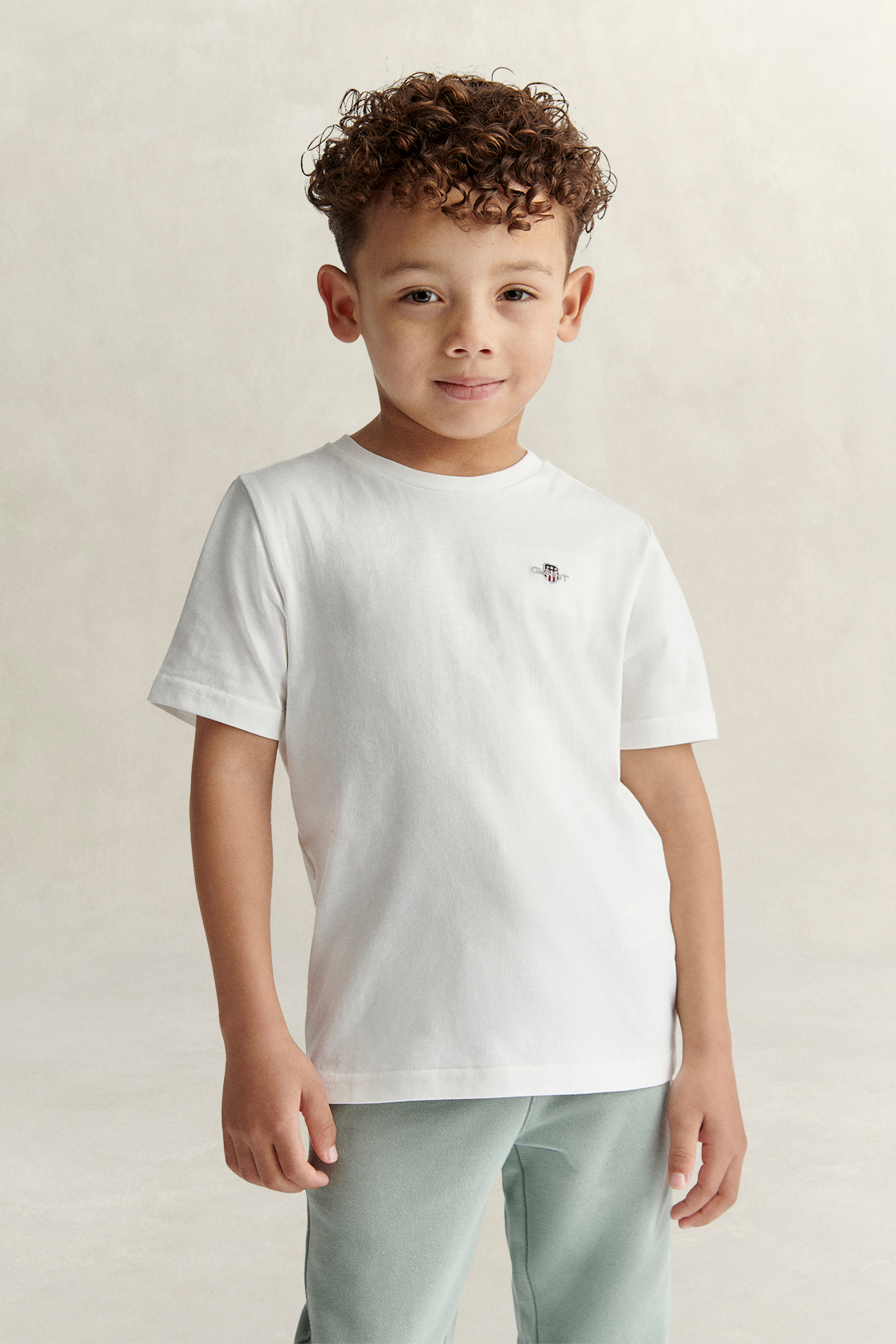 Gant Unisex Kids White Kids Shield T-Shirt (92)