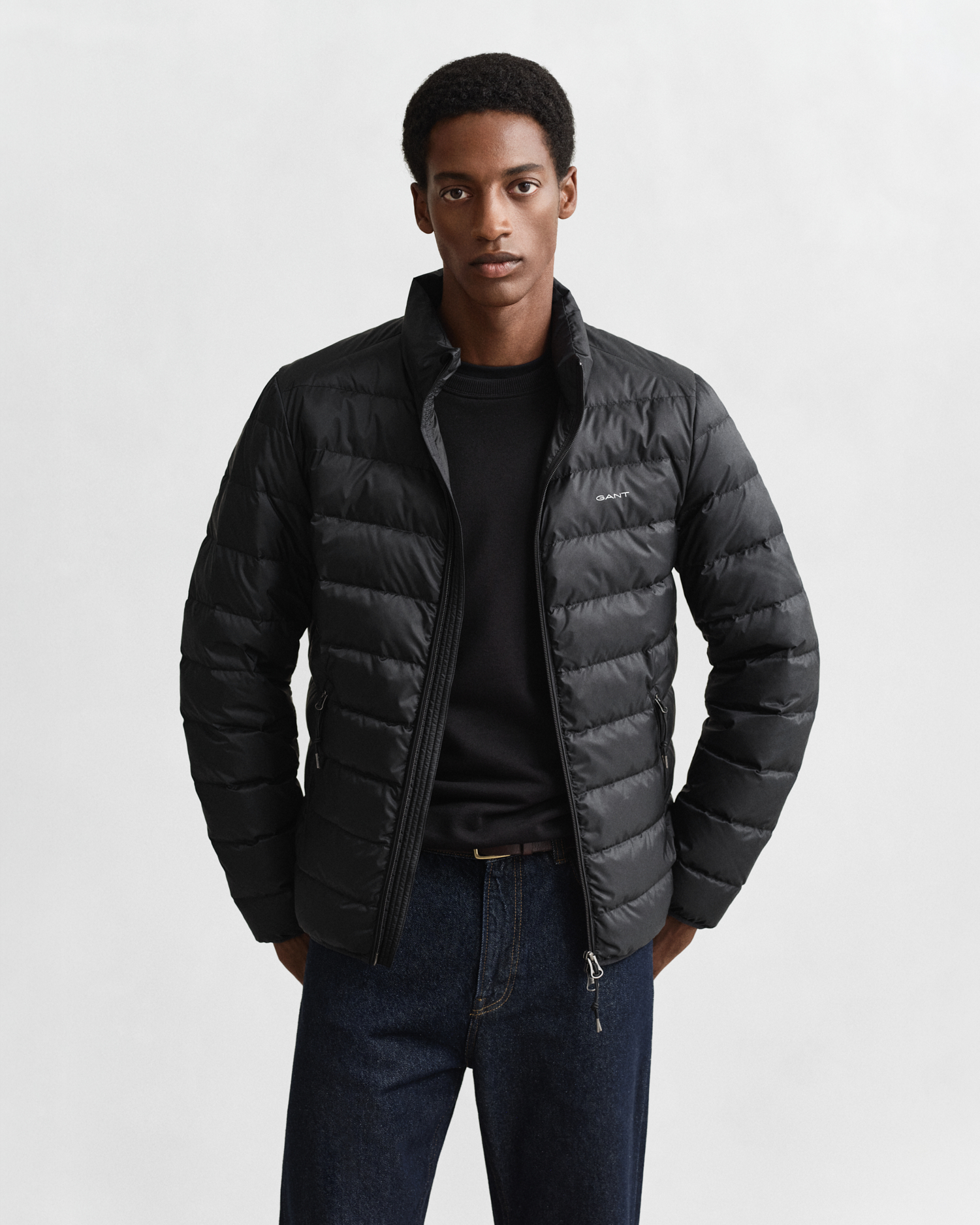 Gant Men's Black Light Down Jacket (S)