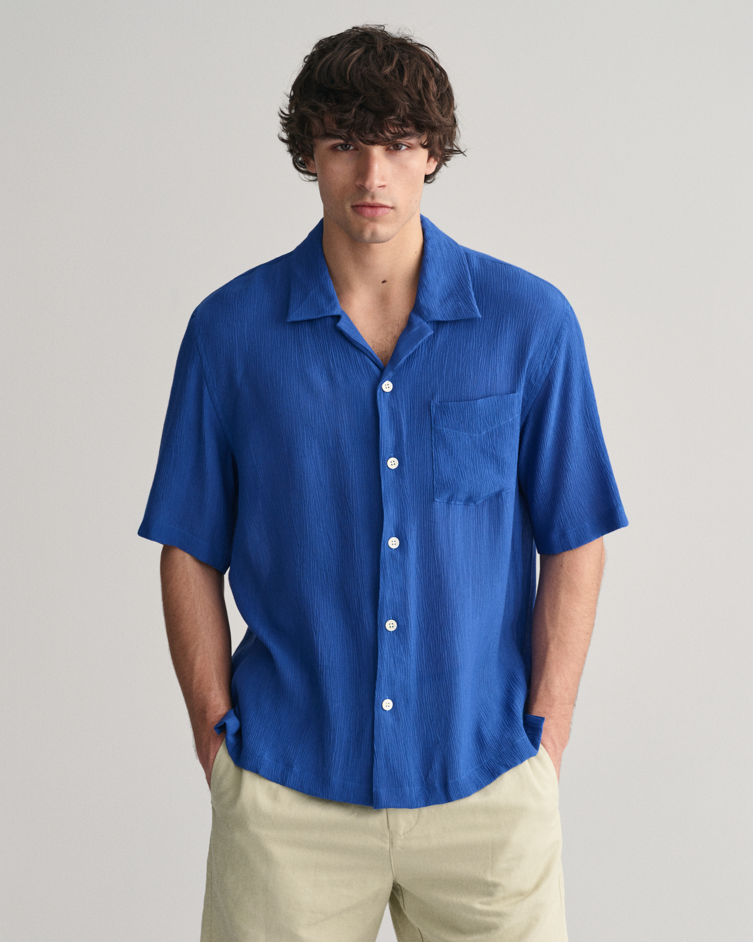 Relaxed Fit Textured Shirt - GANT