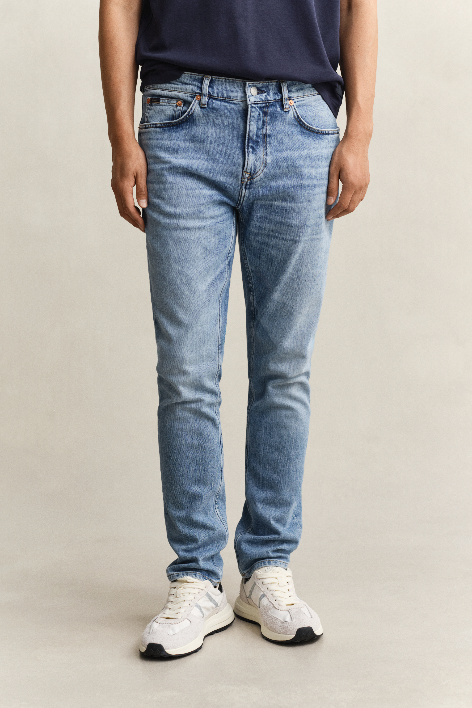 Gant Men's Light Blue Slim Fit Jeans (44/32) Semi Worn In