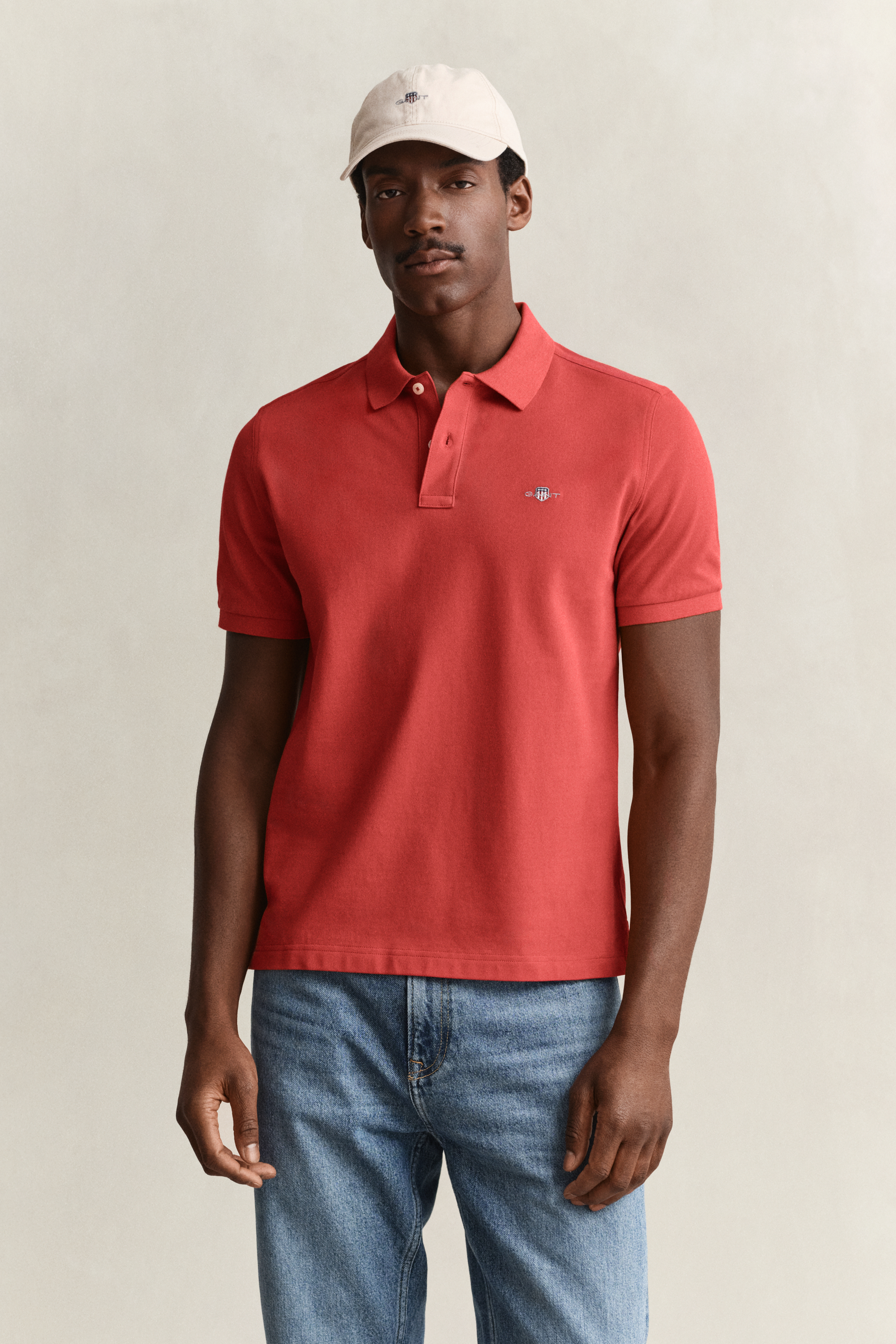 Gant Men's Maple Fire Regular Fit Polo Shirt (M)