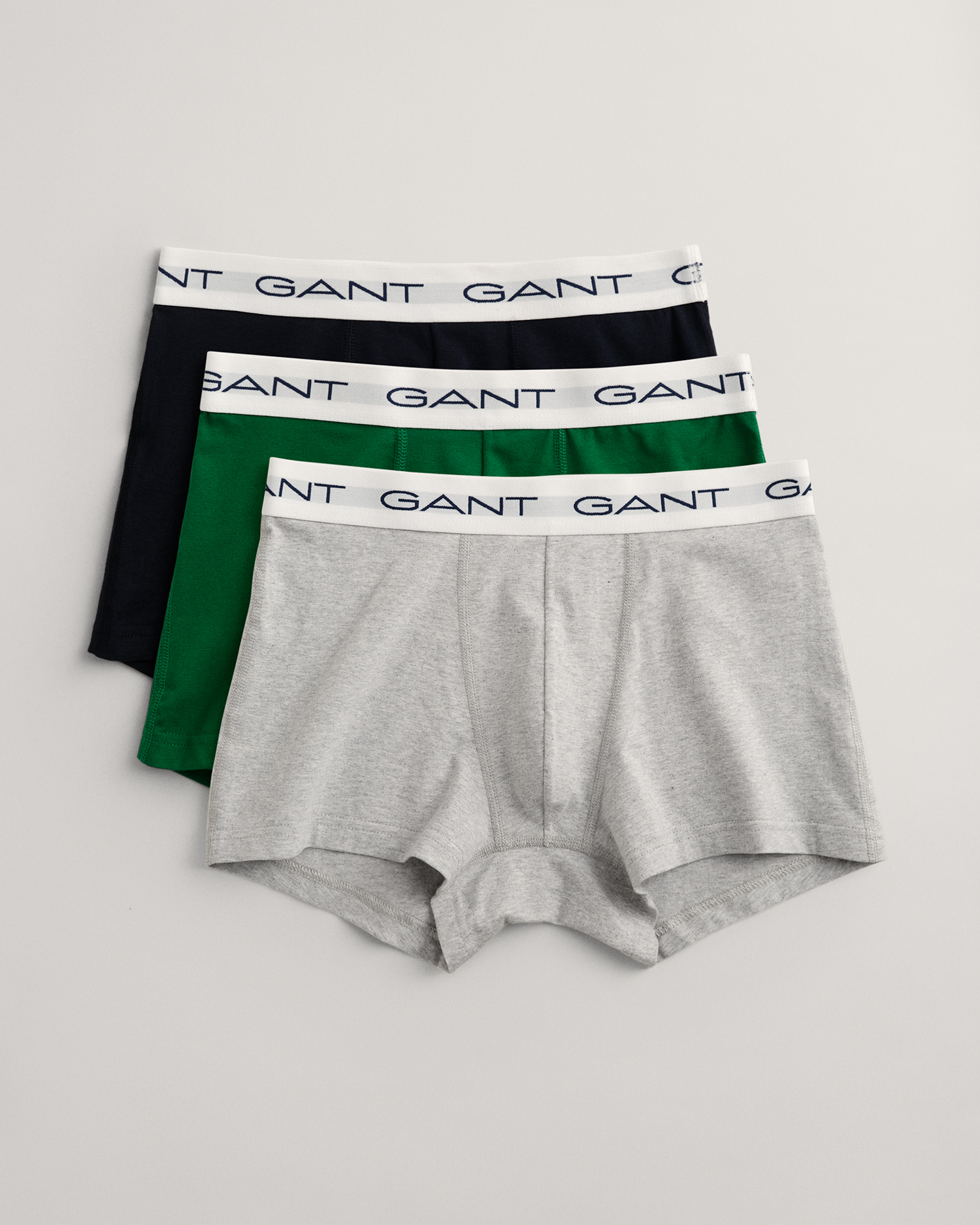 GANT Men 3-Pack Trunks (L) Grey