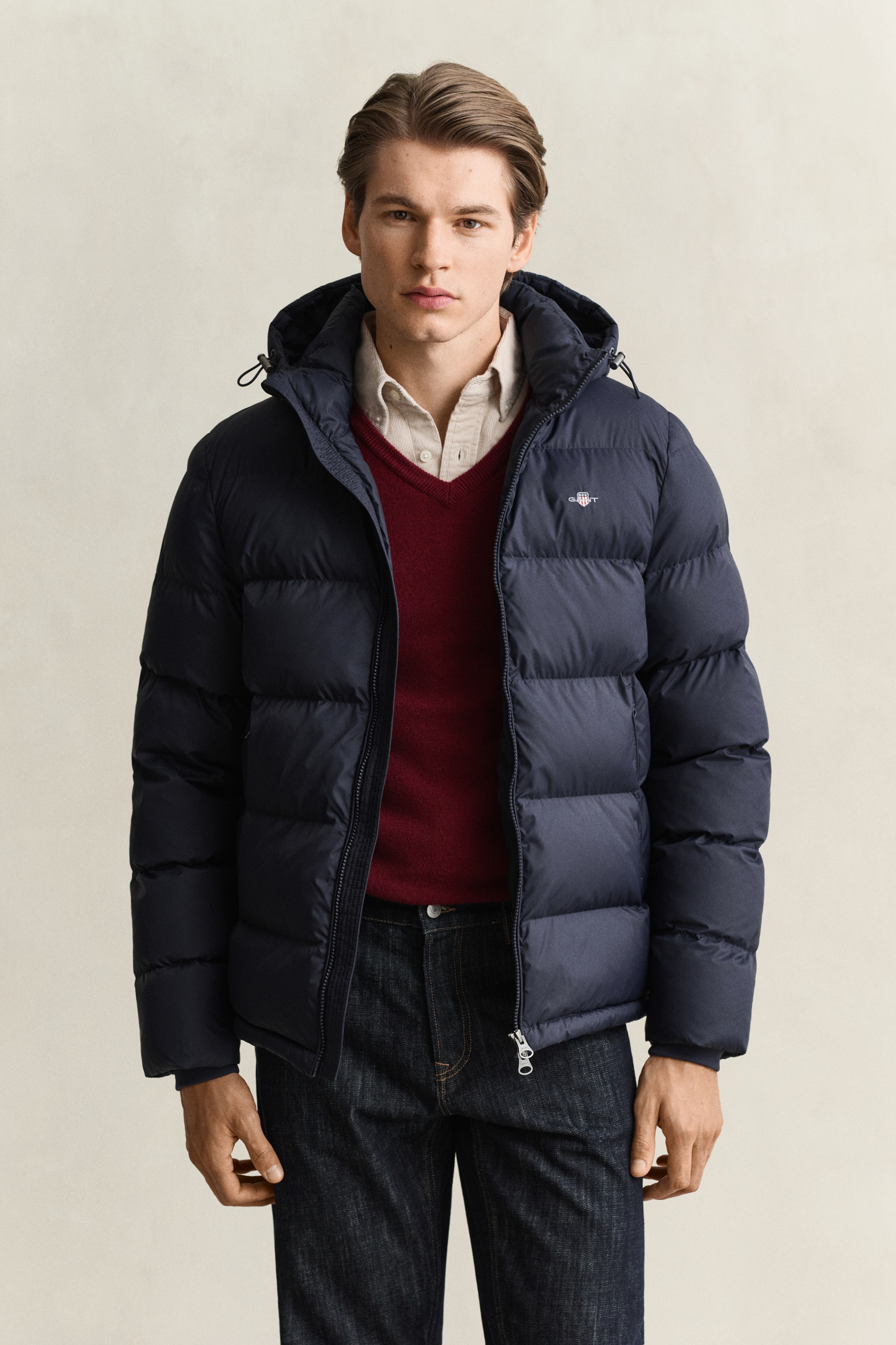 Gant Men's Evening Blue Active Cloud Jacket - Image 6