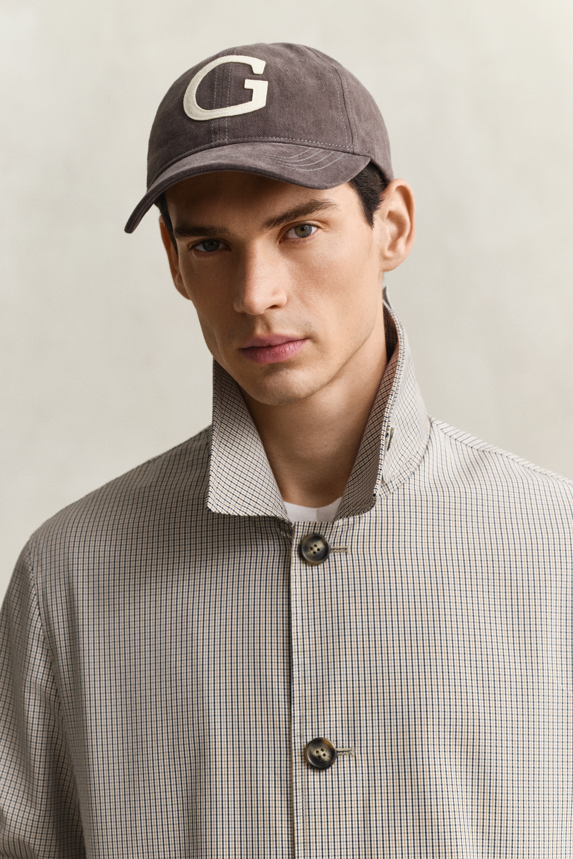 Gant Men's Grey G Badge Cap (One Size) Steel