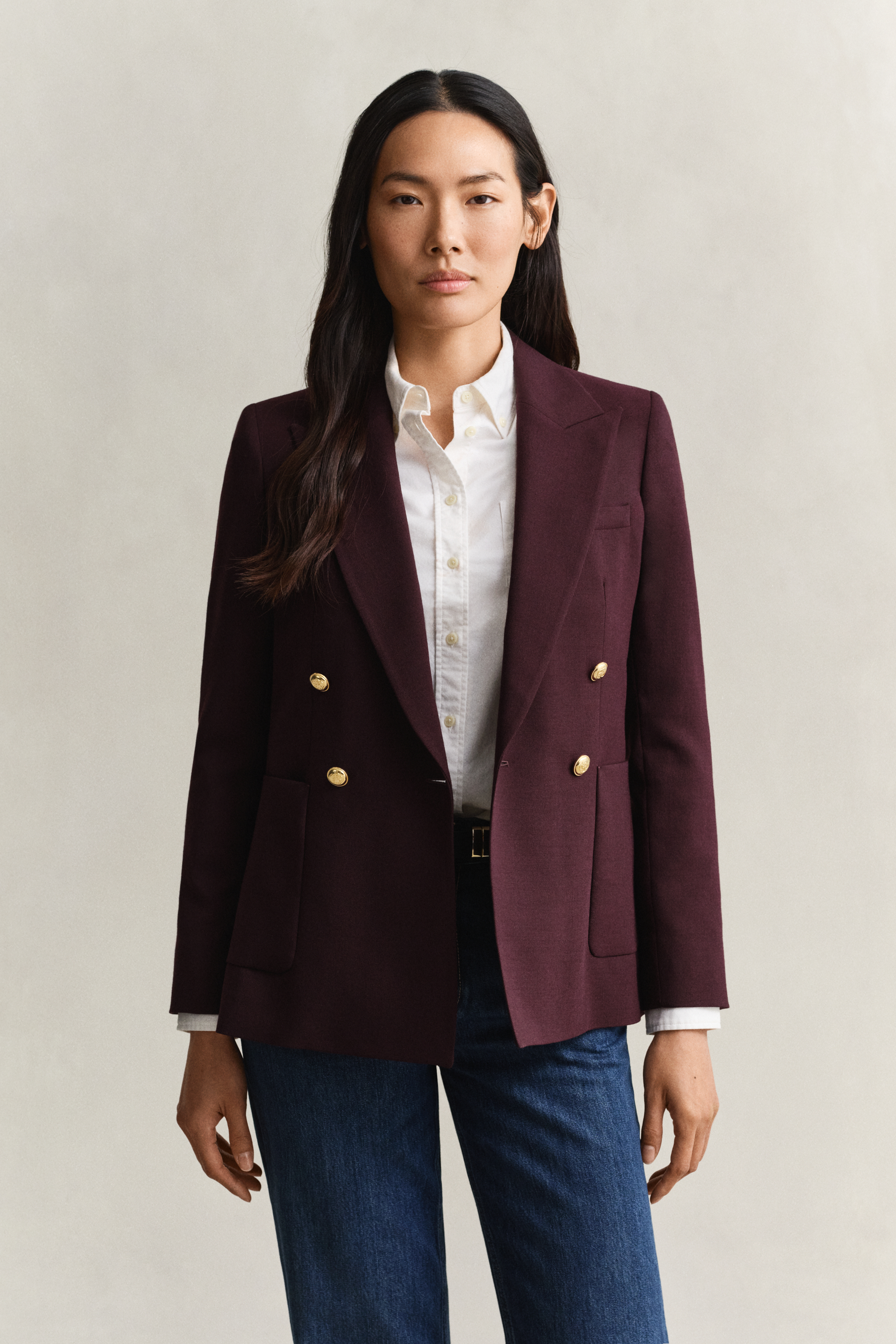 Gant Women's Darkened Wine Club Blazer (38)