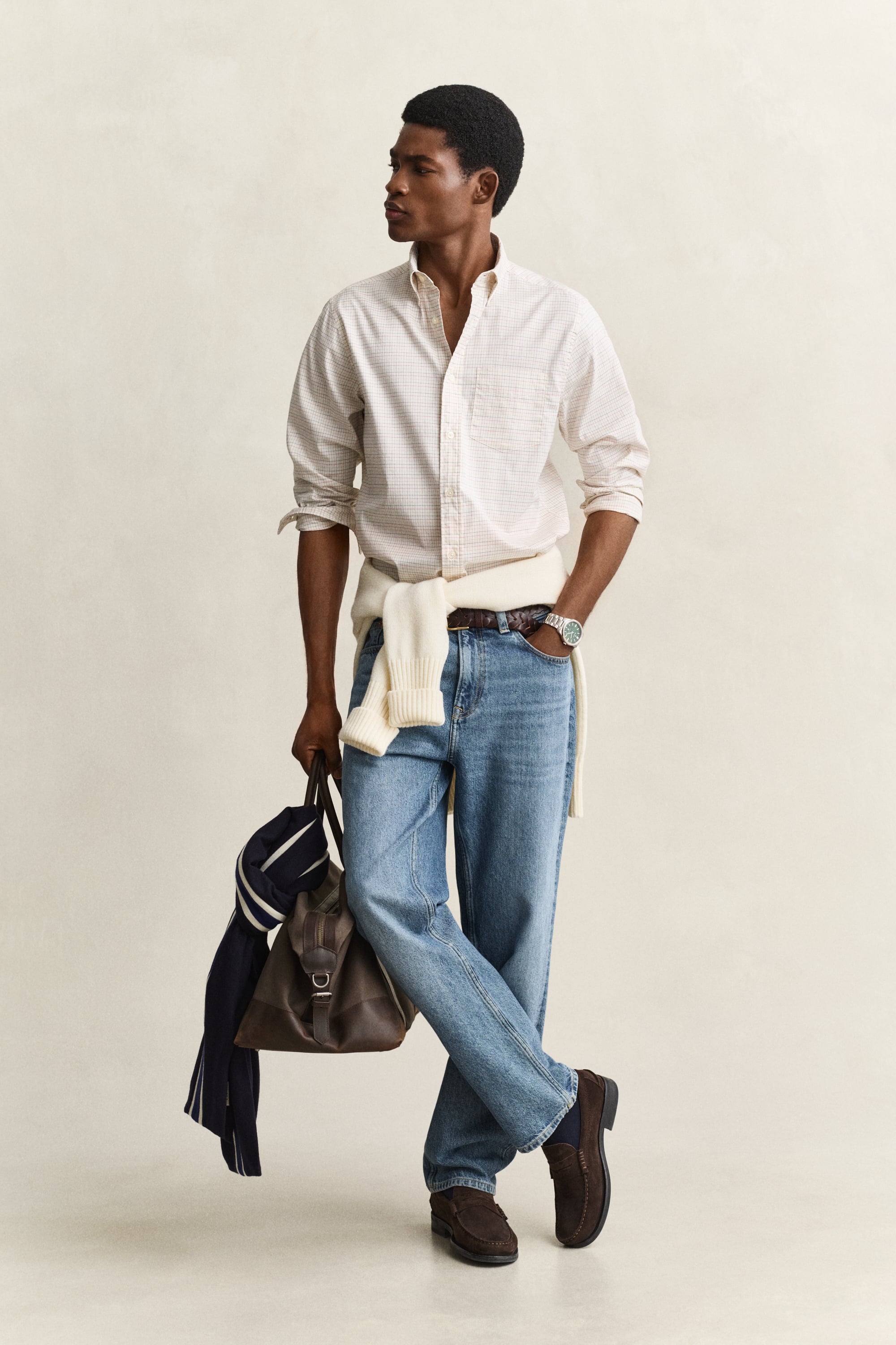 x Yale Checked Oxford Shirt