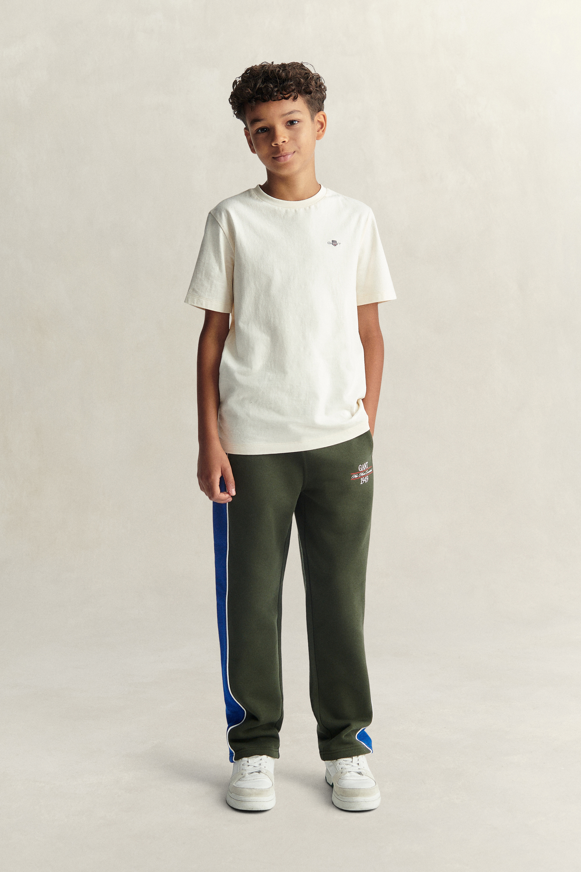 Block Sweatpants DARK MOSS