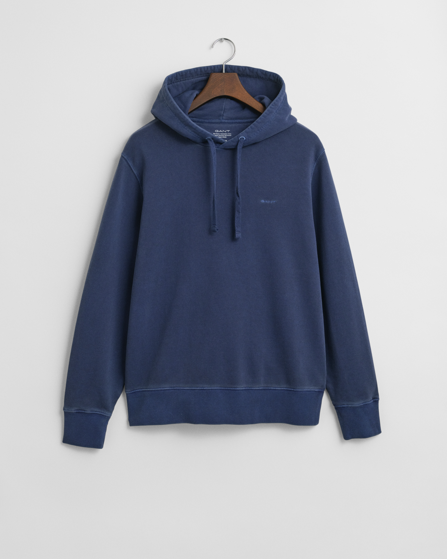 Gant Men's Blue Men Sunfaded Hoodie (M) Medium