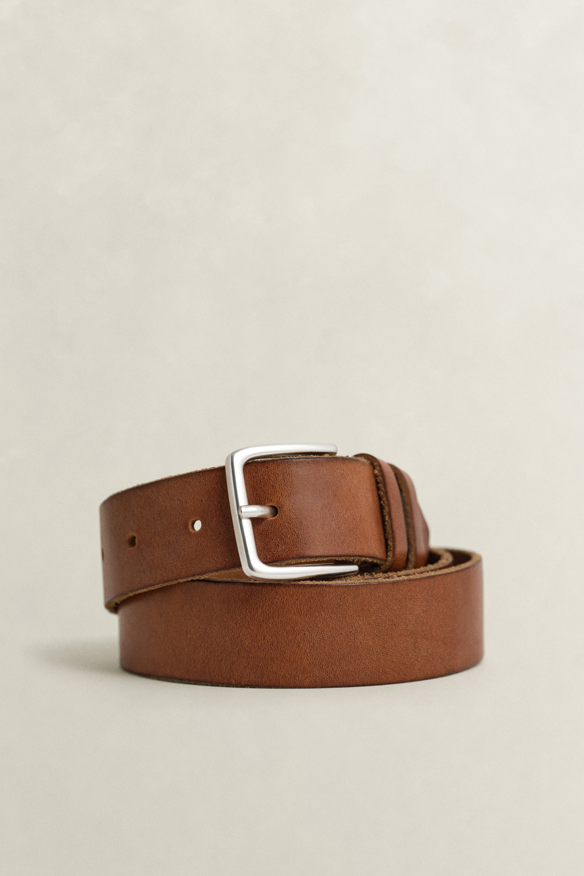 Gant Men's Tobacco Brown Tumbled Leather Belt (115/46)