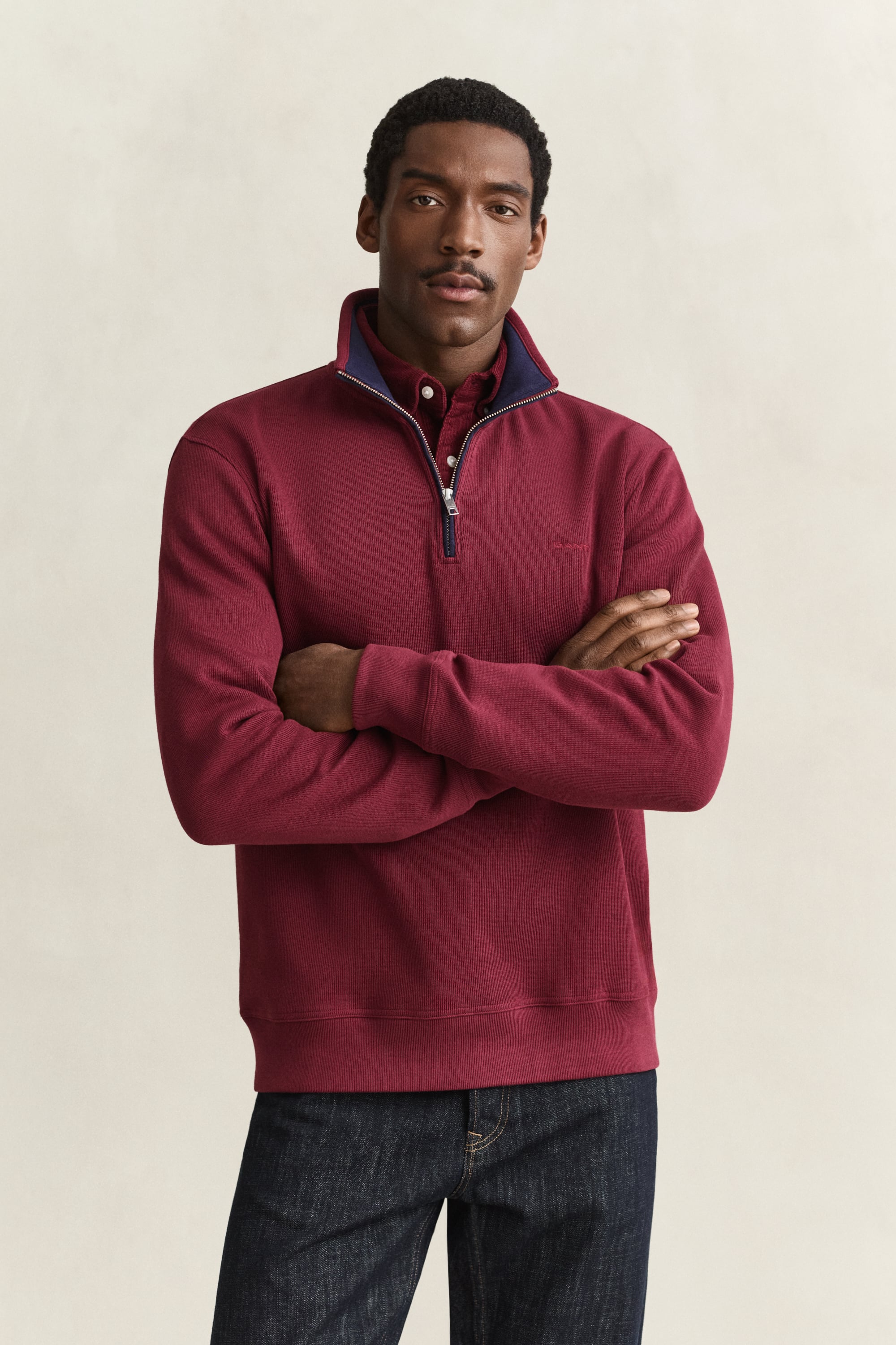 Gant Men's Rouge Half-Zip Sweater Sacker - Image 2