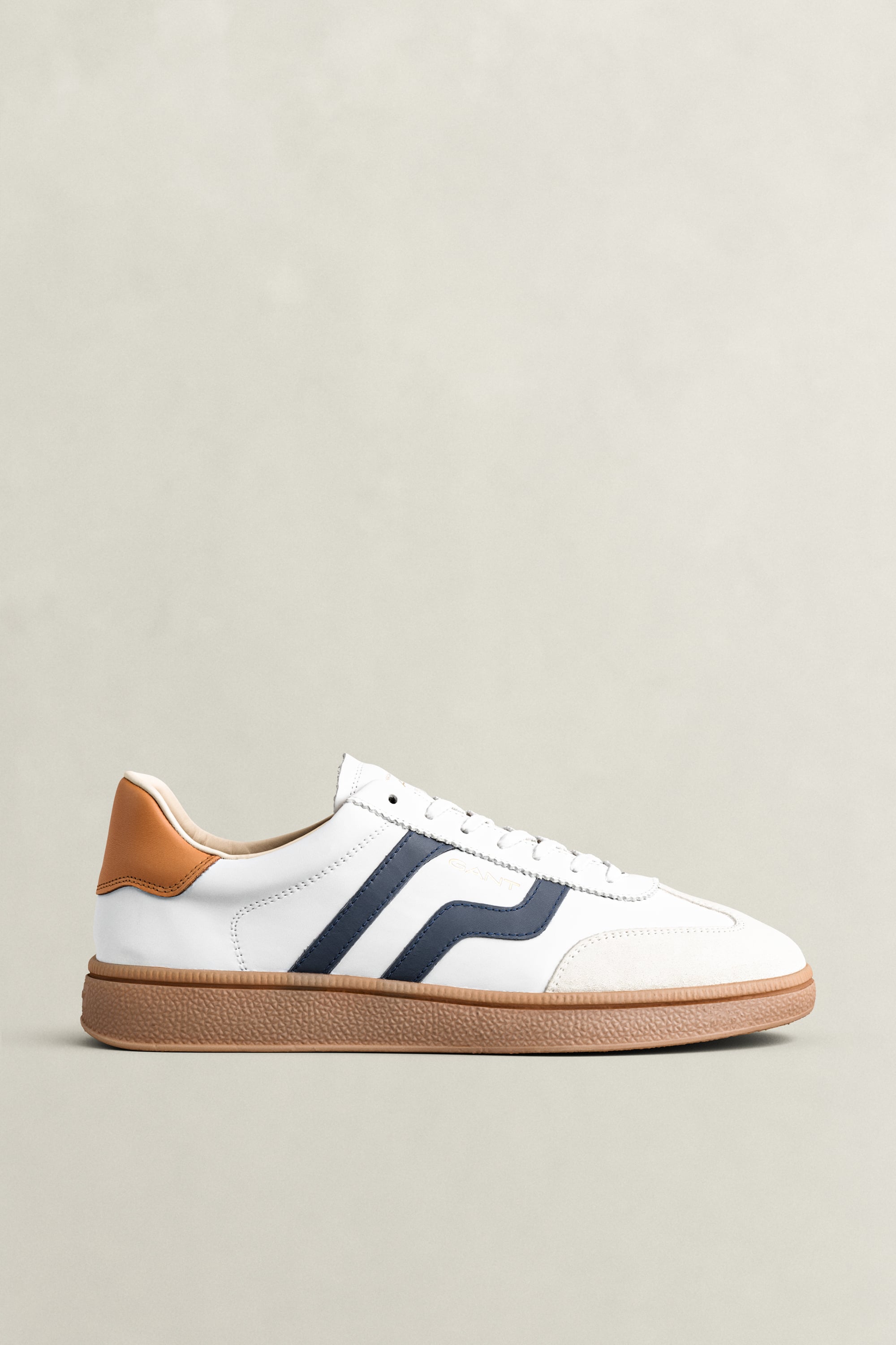 Gant Men's Navy Cuzmo Leather Sneakers (46) Rich