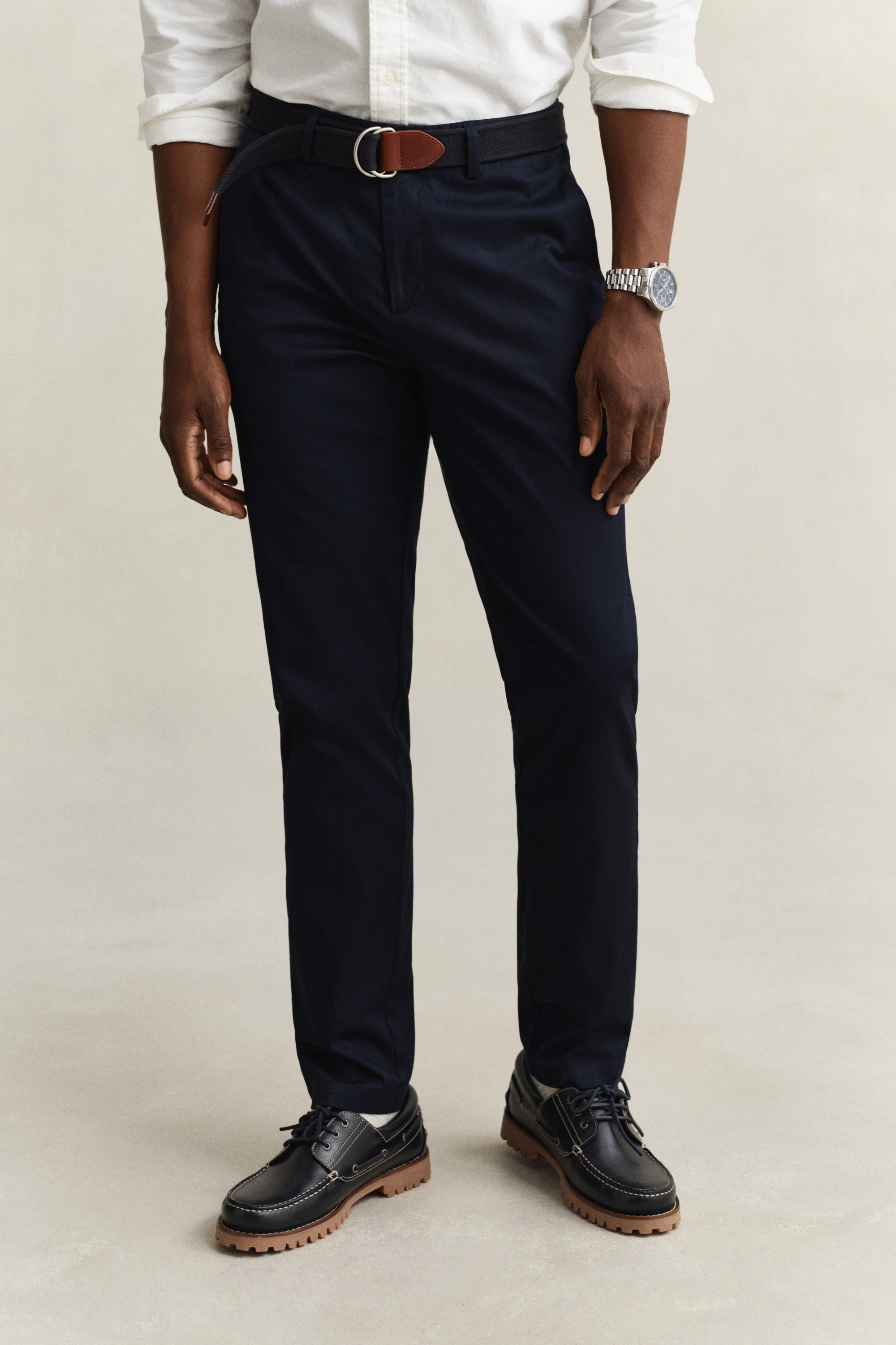 Gant Men's Navy Sport Chinos (38/34) Evening Blue
