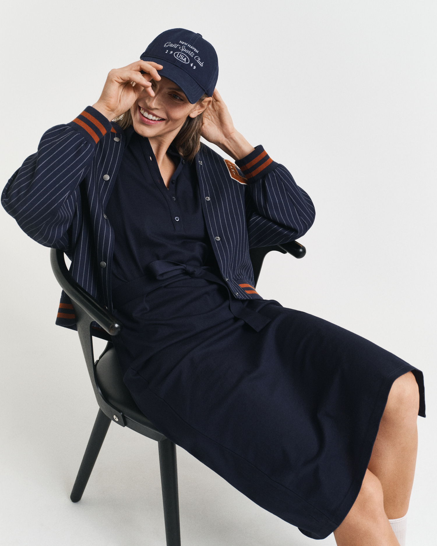 Gant Women's Blue Piqué Polo Dress (Xs)