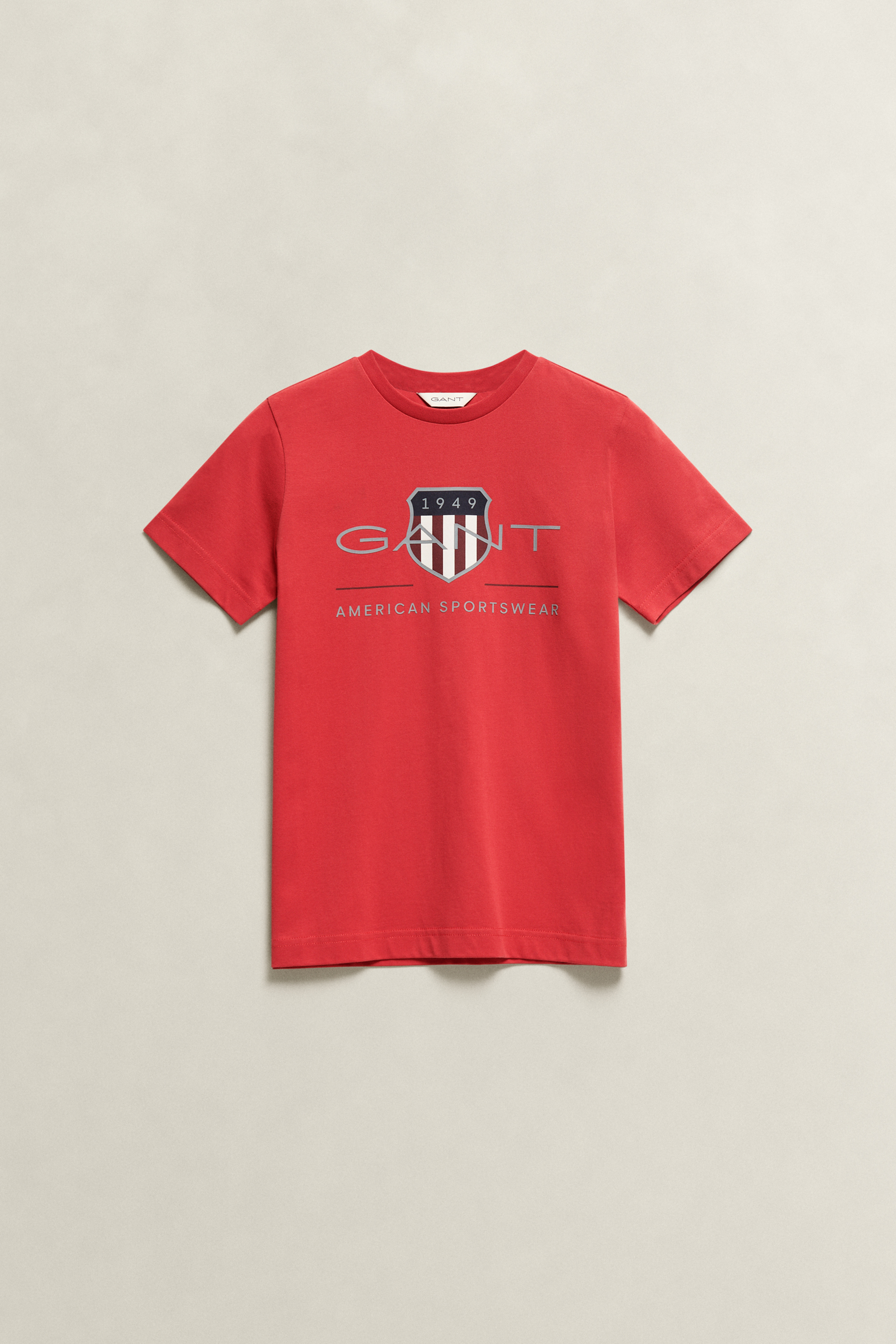 Gant Unisex Rose Red Teens Archive Shield T-Shirt (146)