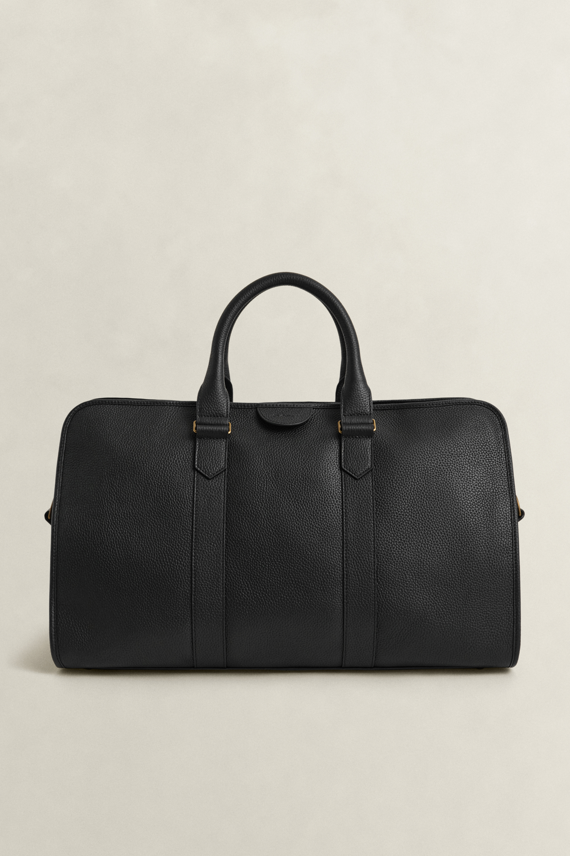 GANT Men Leather Duffel Bag (ONE SIZE) BLACK