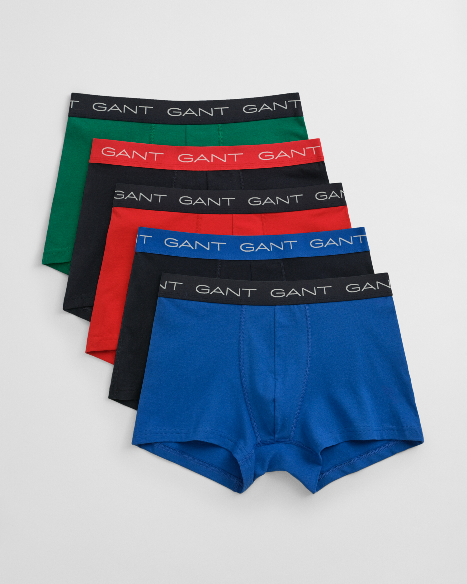 Gant Men's Blue 5-Pack Trunks ) Xxxl