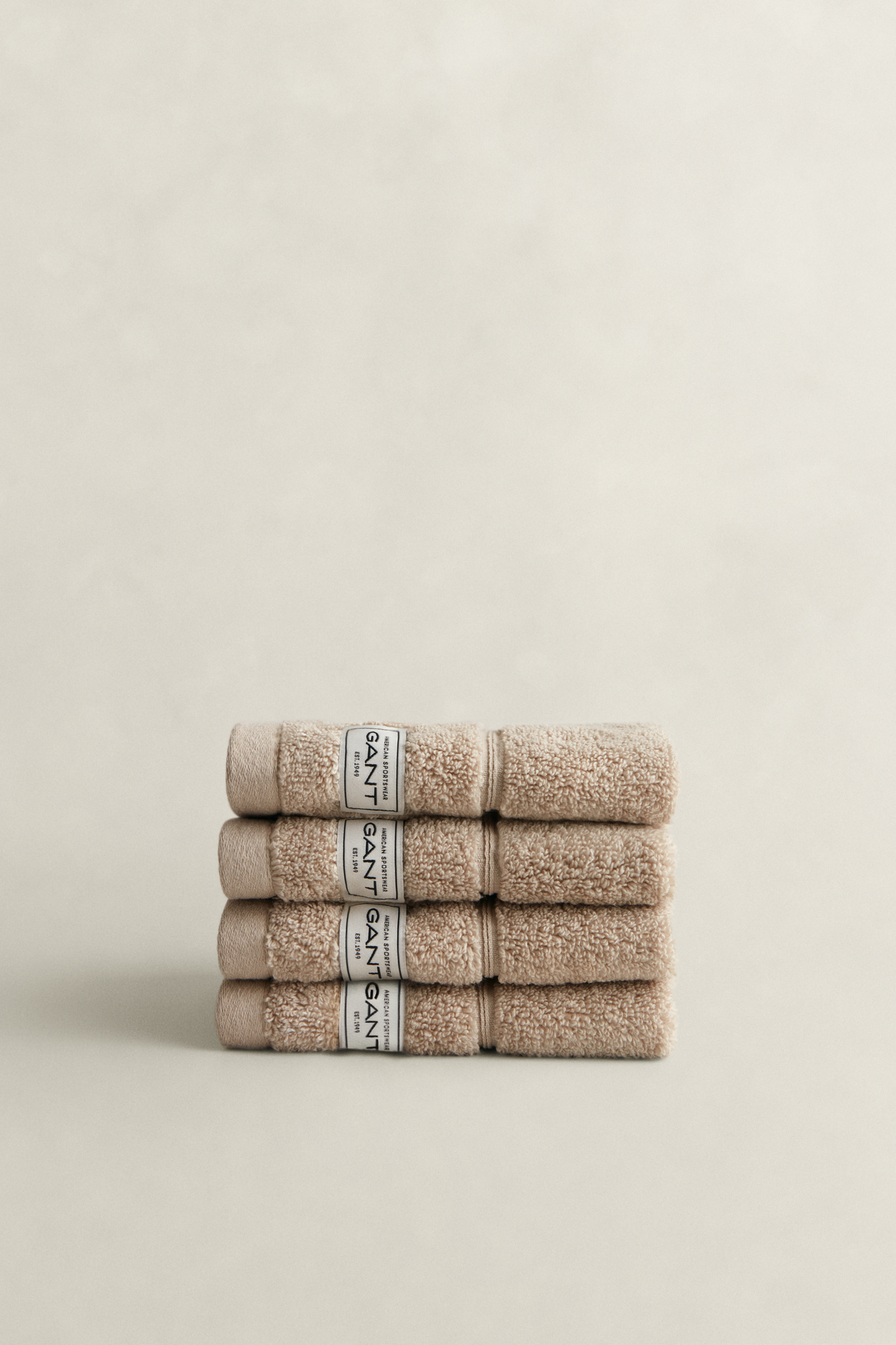 Gant Unisex Silver Sand Home Decor 4-Pack Premium Towels 30X30 (30X30)