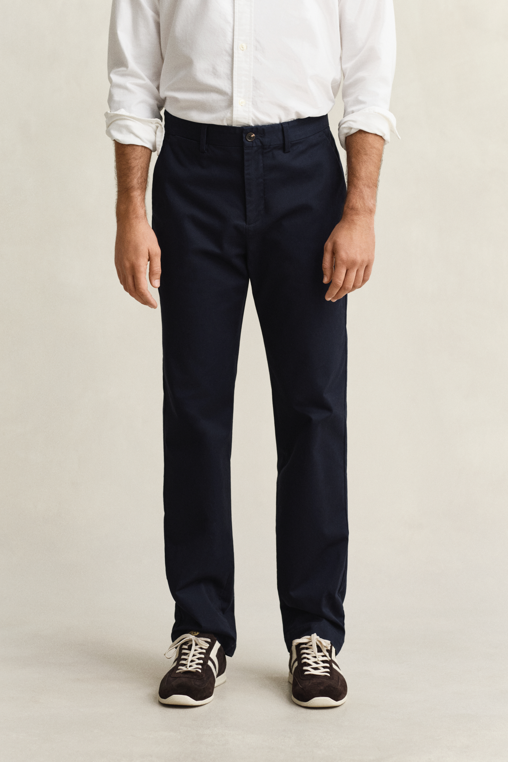 Gant Men's Navy Regular Fit Smart Chinos (32/36) Evening Blue