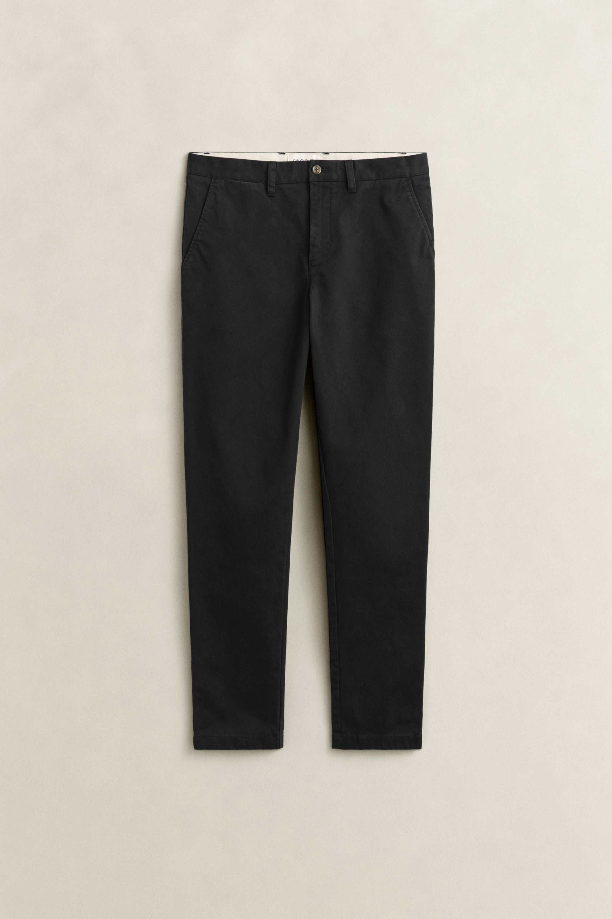 Gant Men's Black Slim Fit Comfort Chinos (42/32)