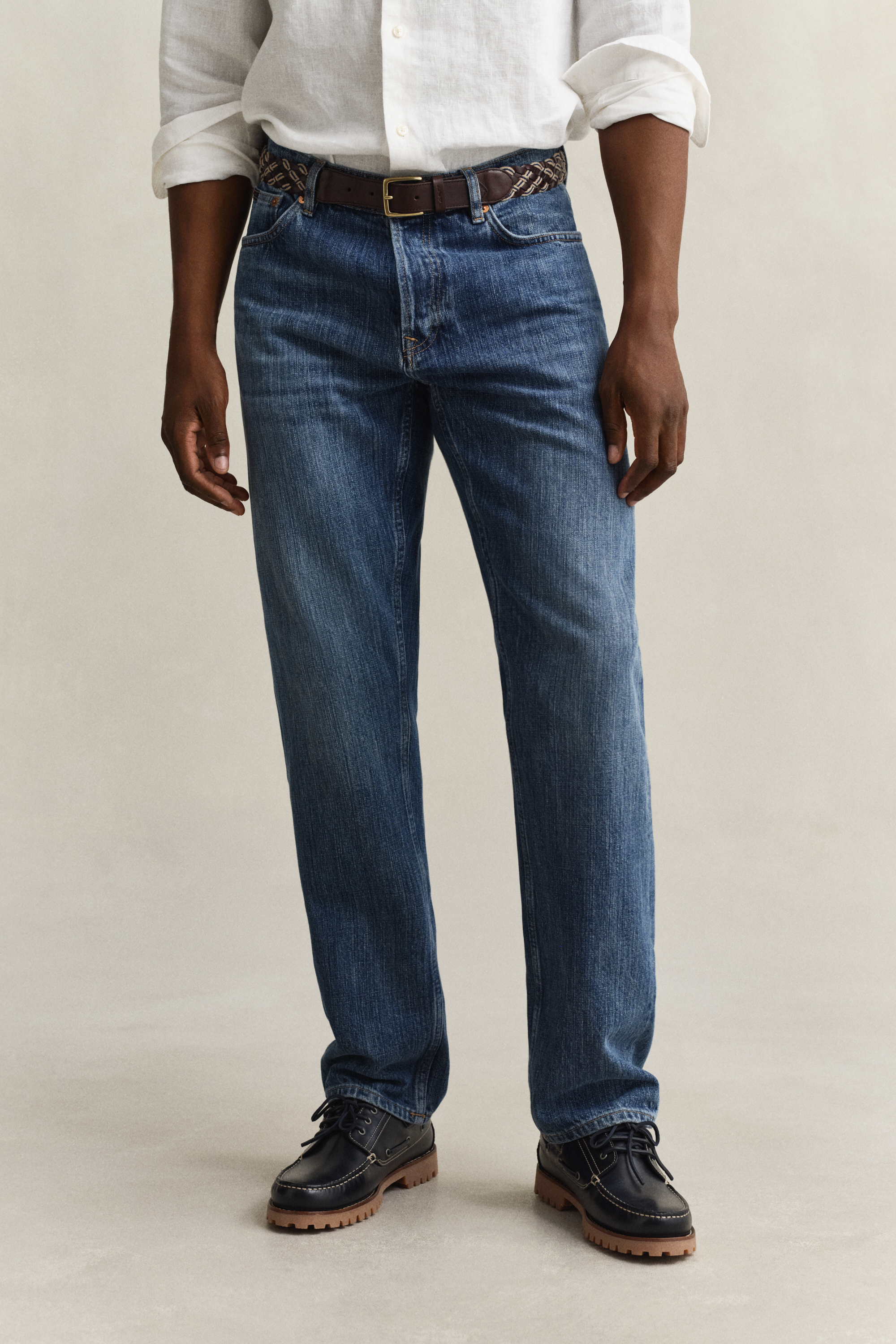 Gant Men's Light Blue Selvedge Jeans (38/30) Semi Worn In