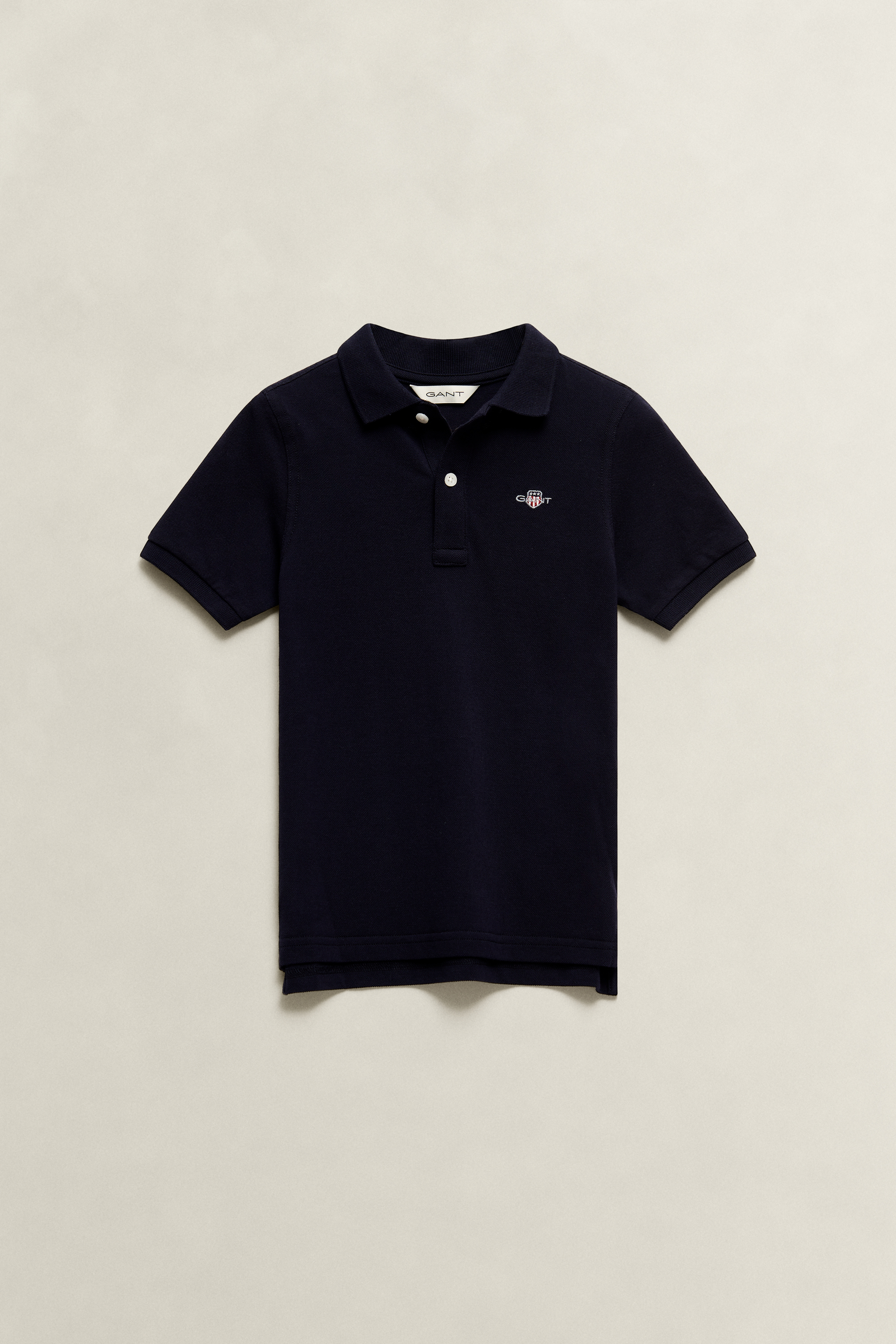 Gant Unisex Kids Navy Kids Shield Piqué Polo Shirt (86) Evening Blue