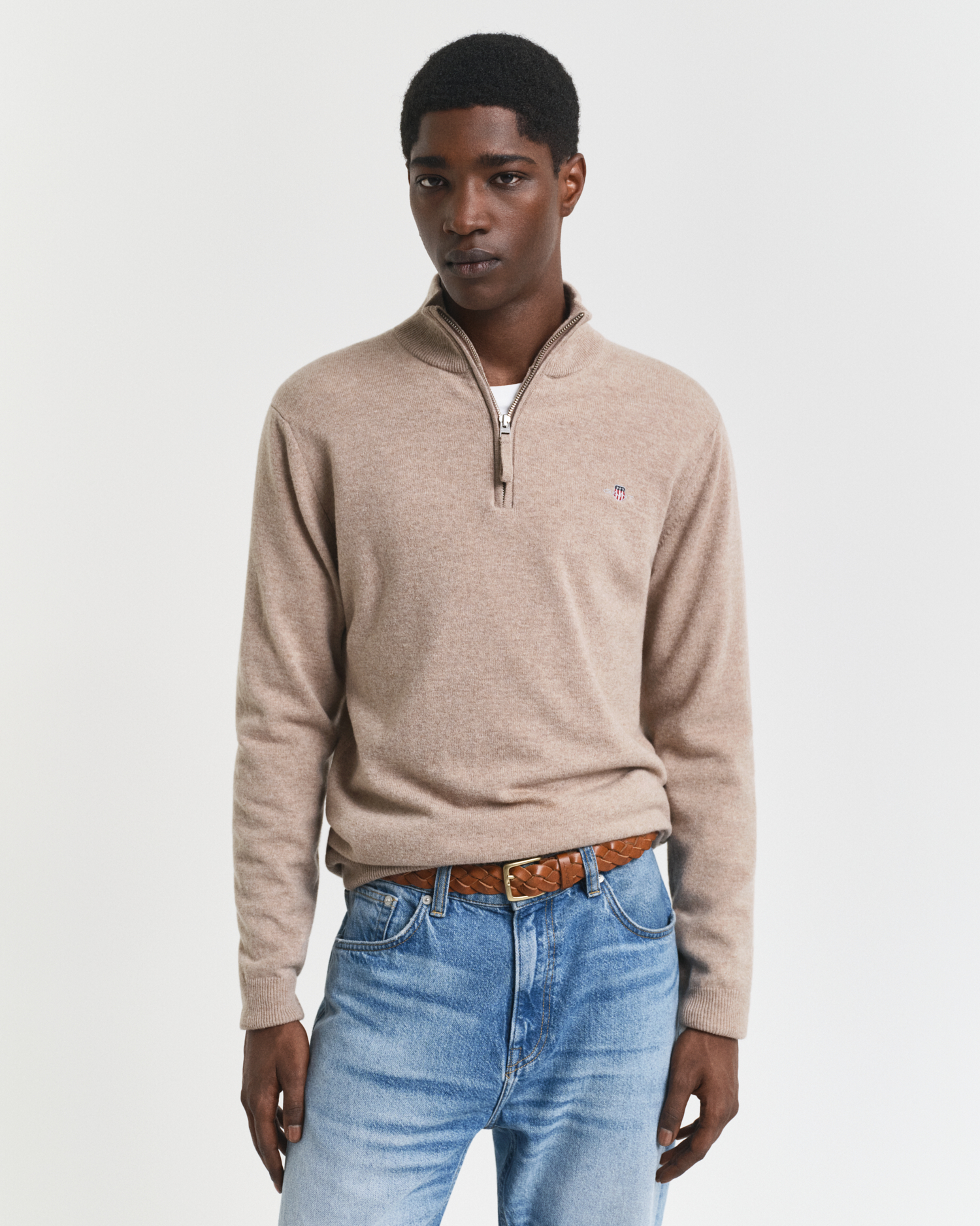Gant Men's Superfine Lambswool Half-Zip Sweater (Xxxl)