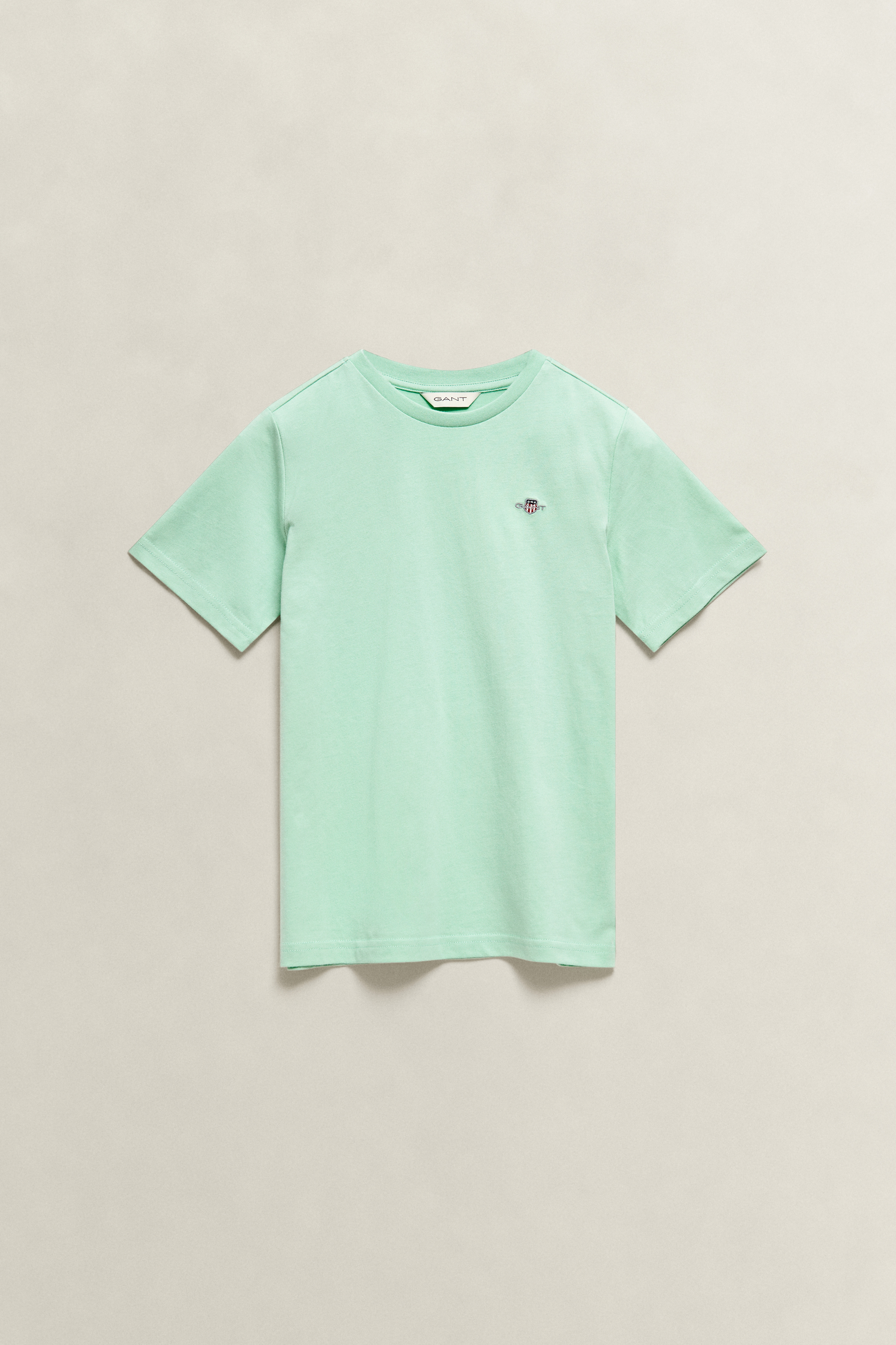 Gant Unisex Kids Washed Turquoise Kids Shield T-Shirt (98/104)