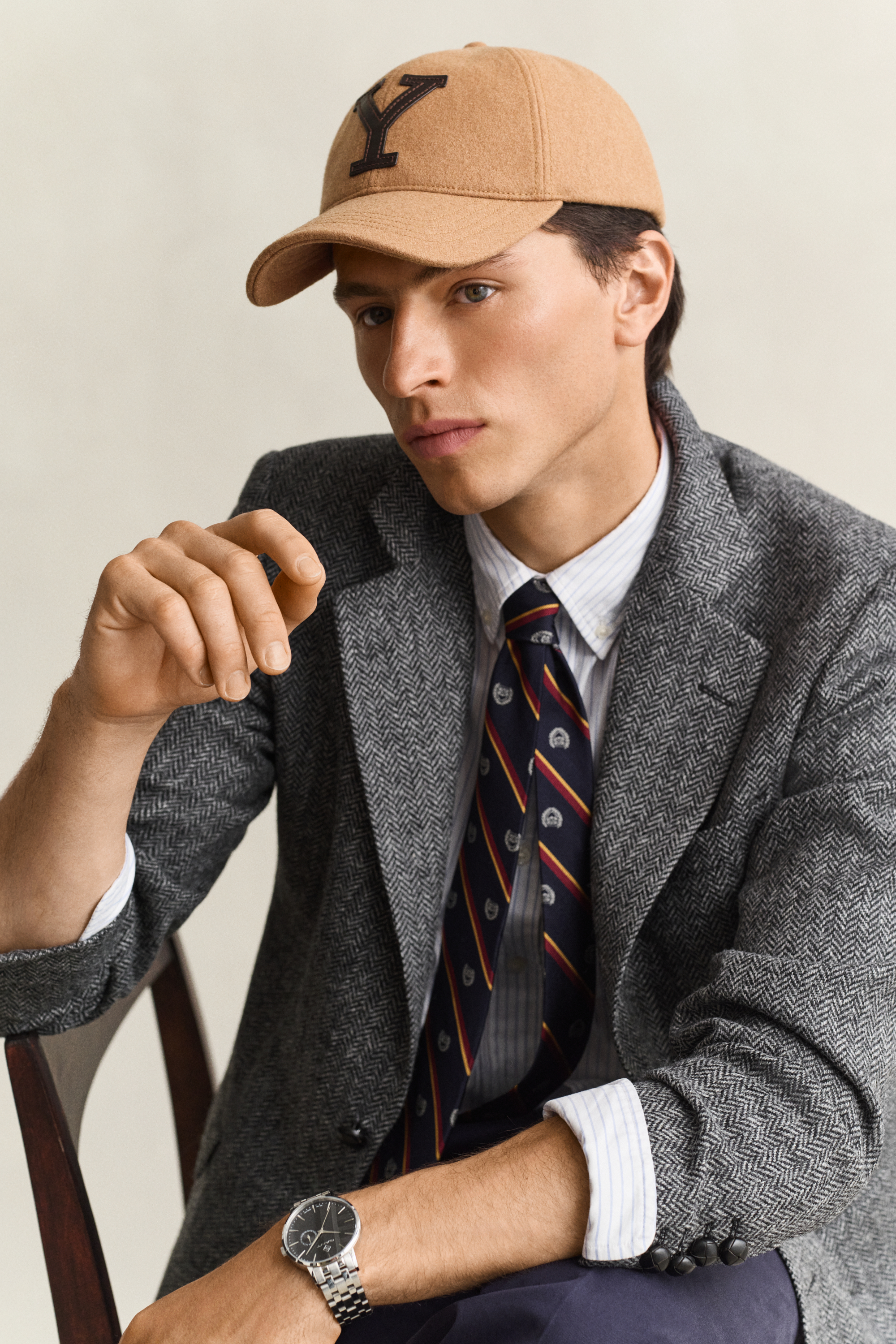 x Yale Melton Cap CARAMEL