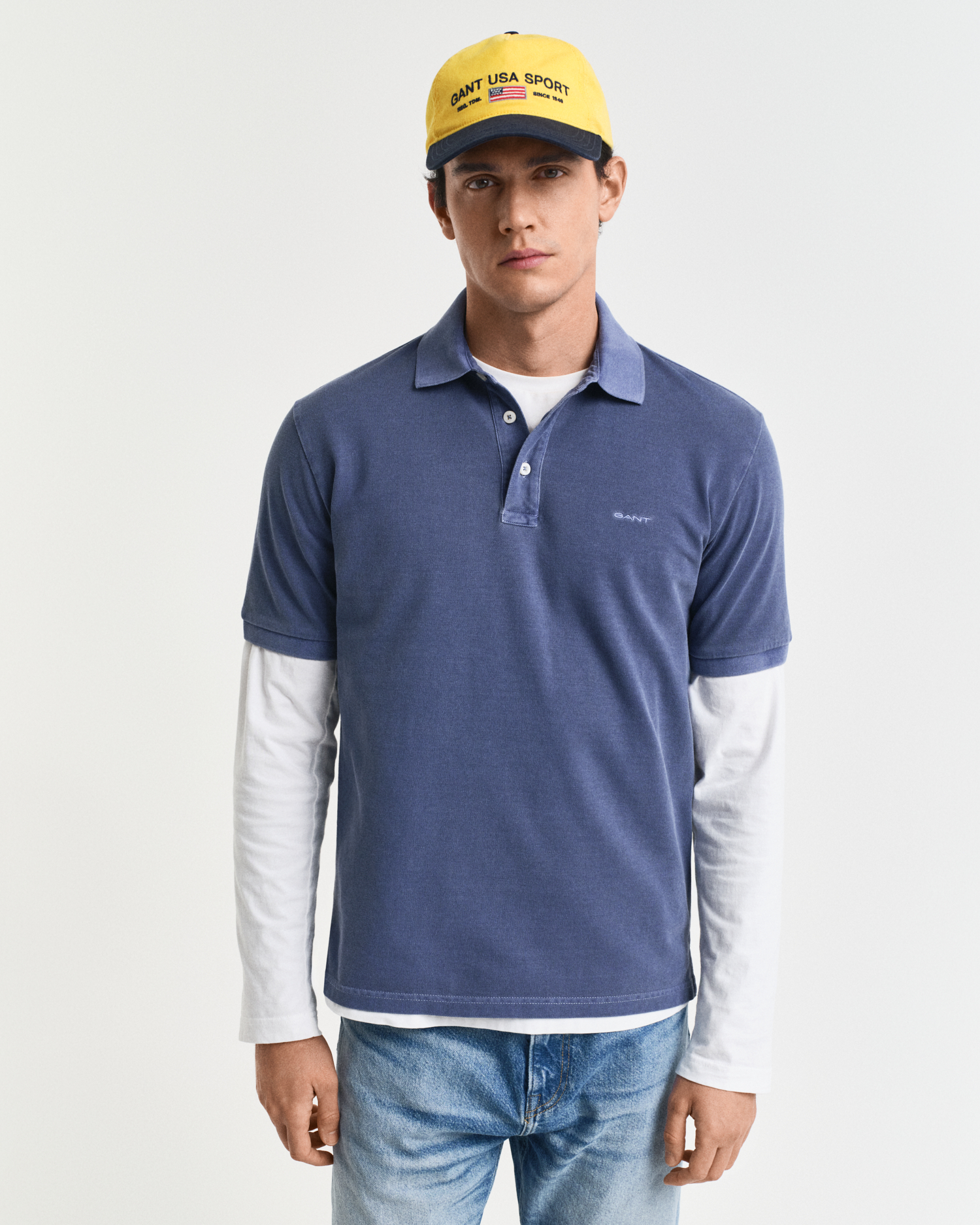 Gant Men's Sunfaded Piqué Polo Shirt ) Xxxl