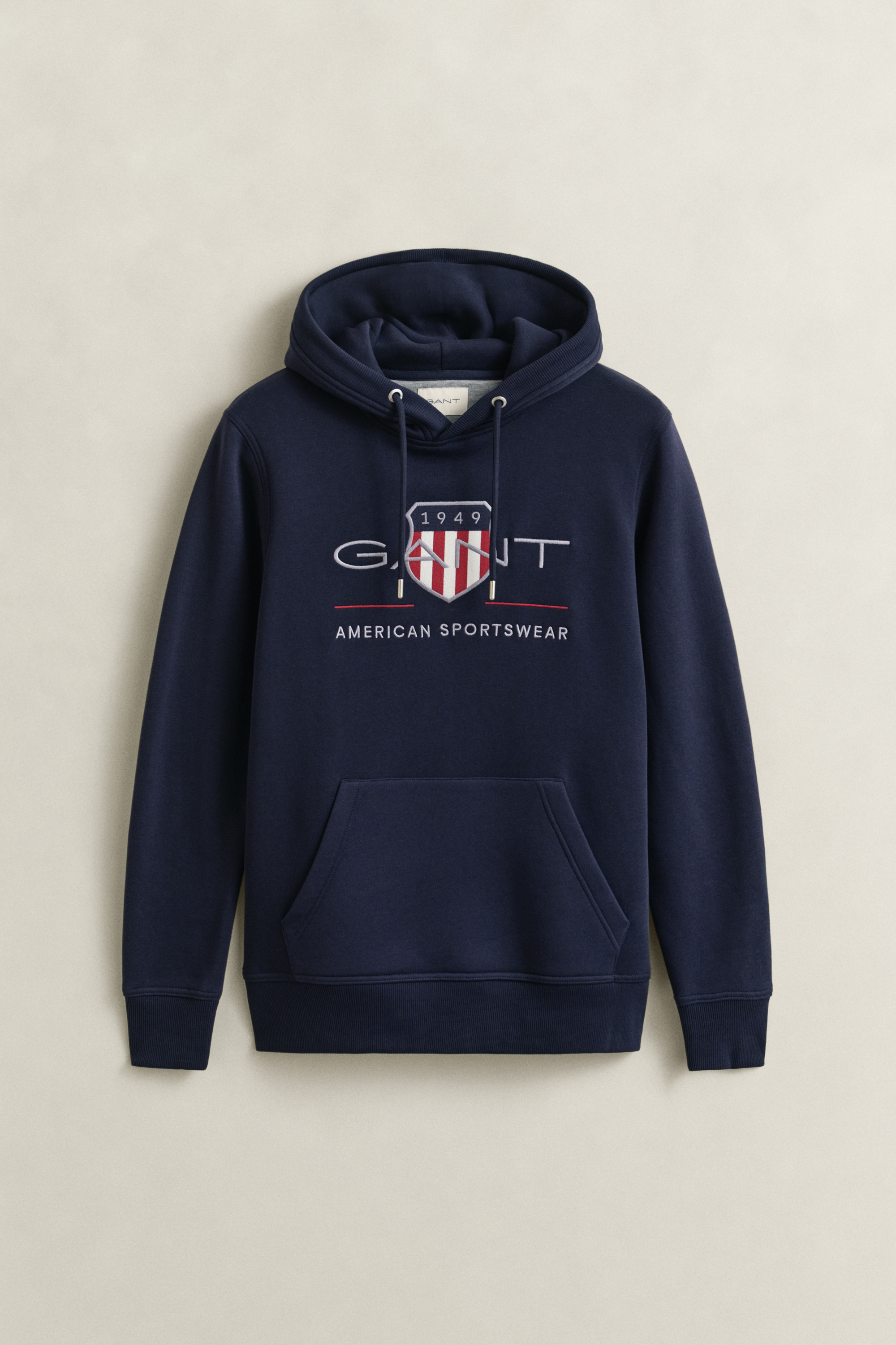Gant Men's Navy Archive Shield Hoodie (Xxl) Evening Blue