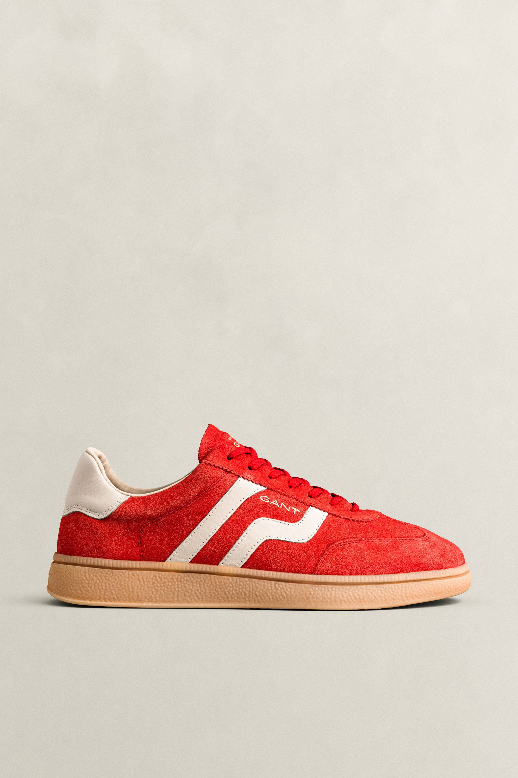Gant Men's Brick Red Cuzmo Suede Sneakers (41)