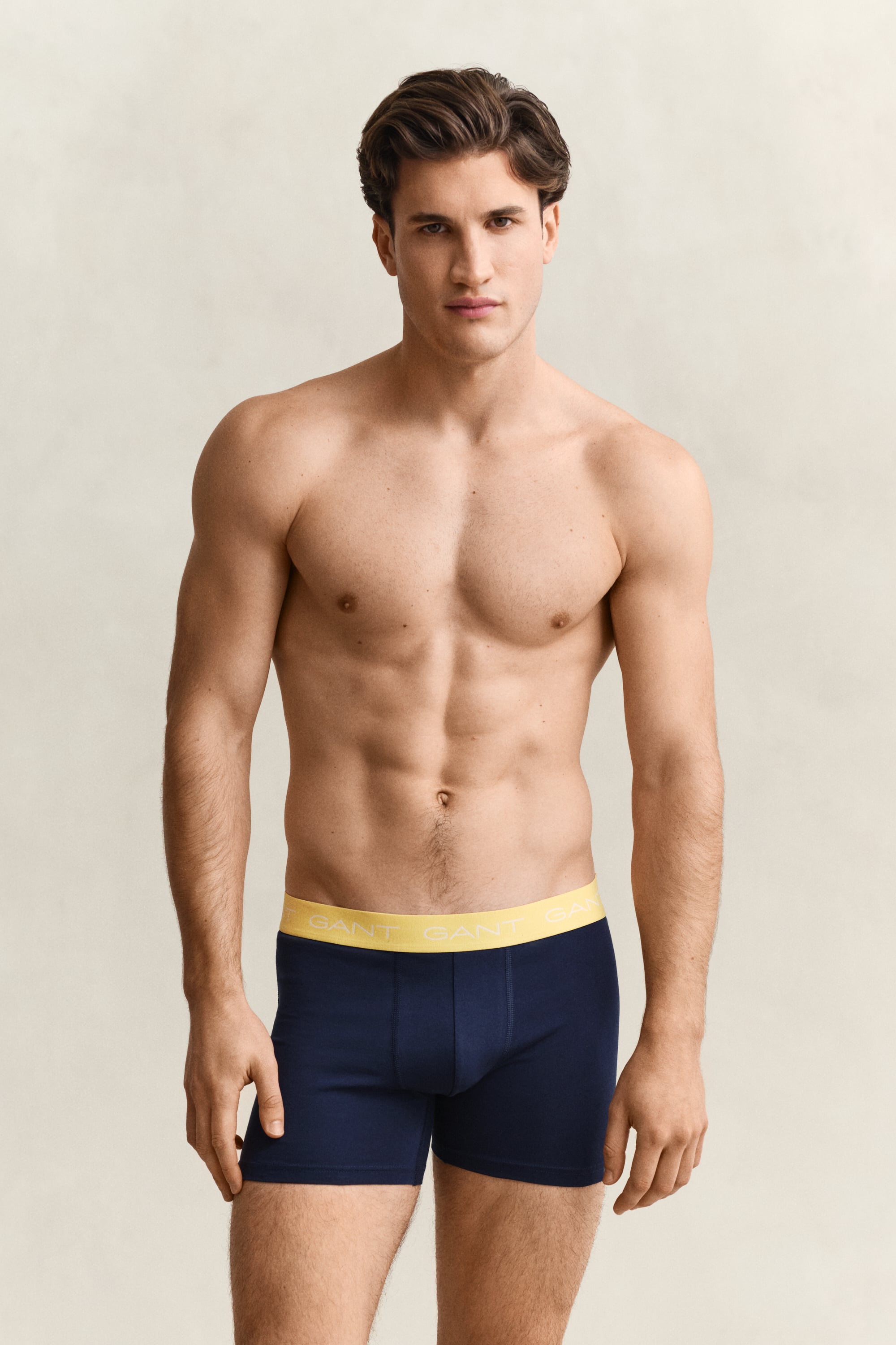 Gant Men's Navy 3-Pack Boxer Briefs (Xl) Marine