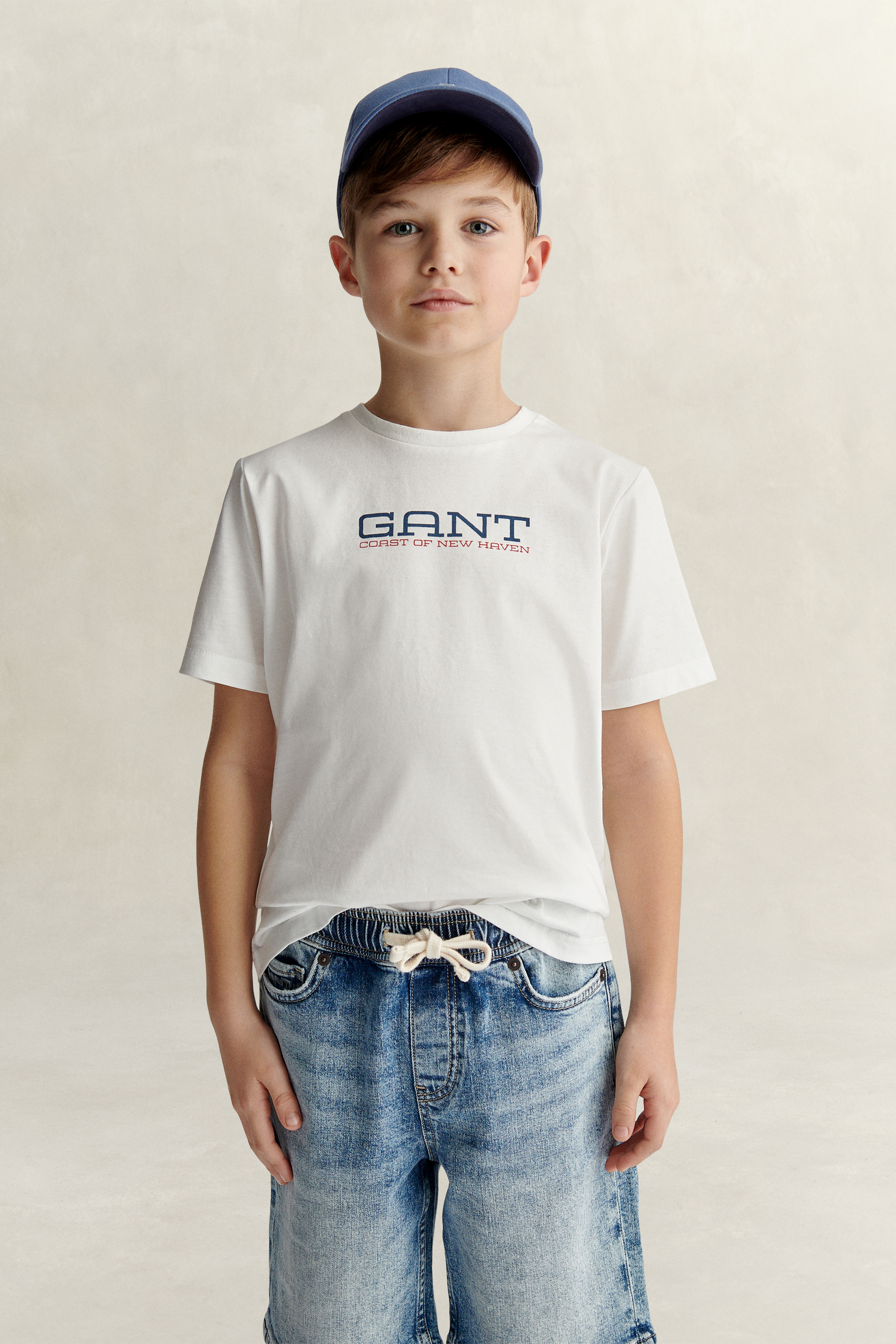 Gant Men's White Teens Teen Boys Coastal T-Shirt (146)