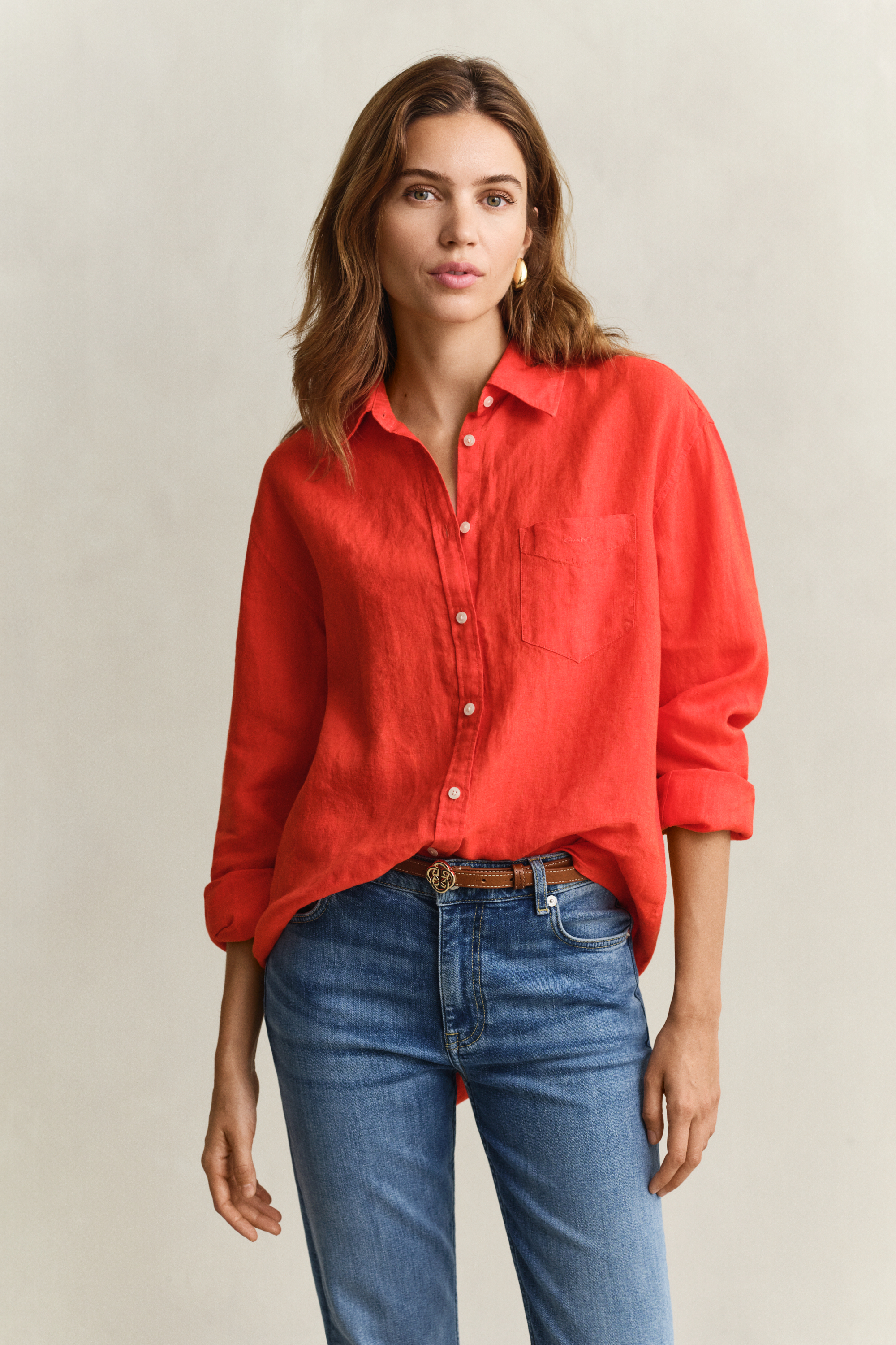 Gant Relaxed Fit Linen Shirt