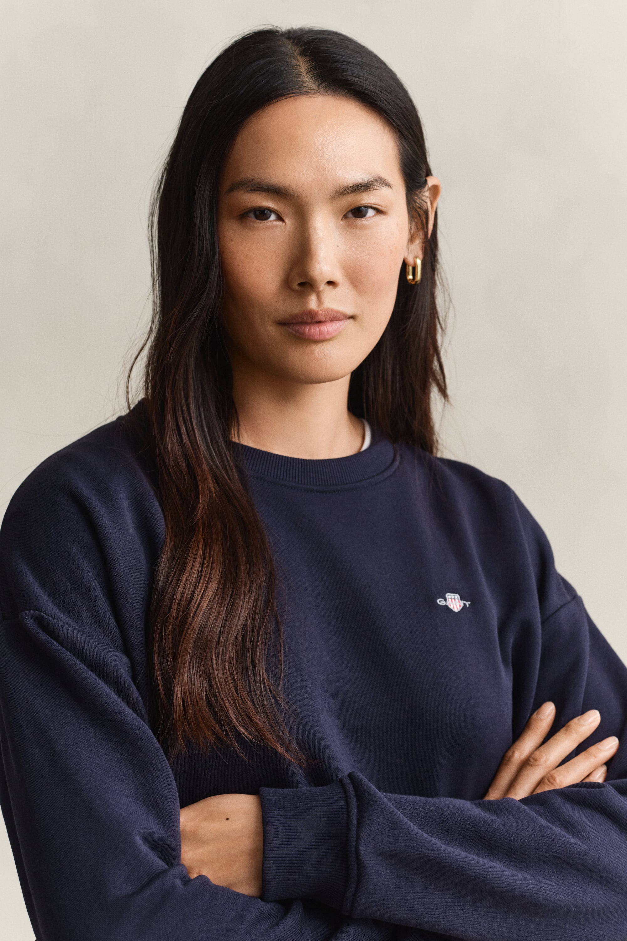 Gant Shield Sweatshirt In Blue