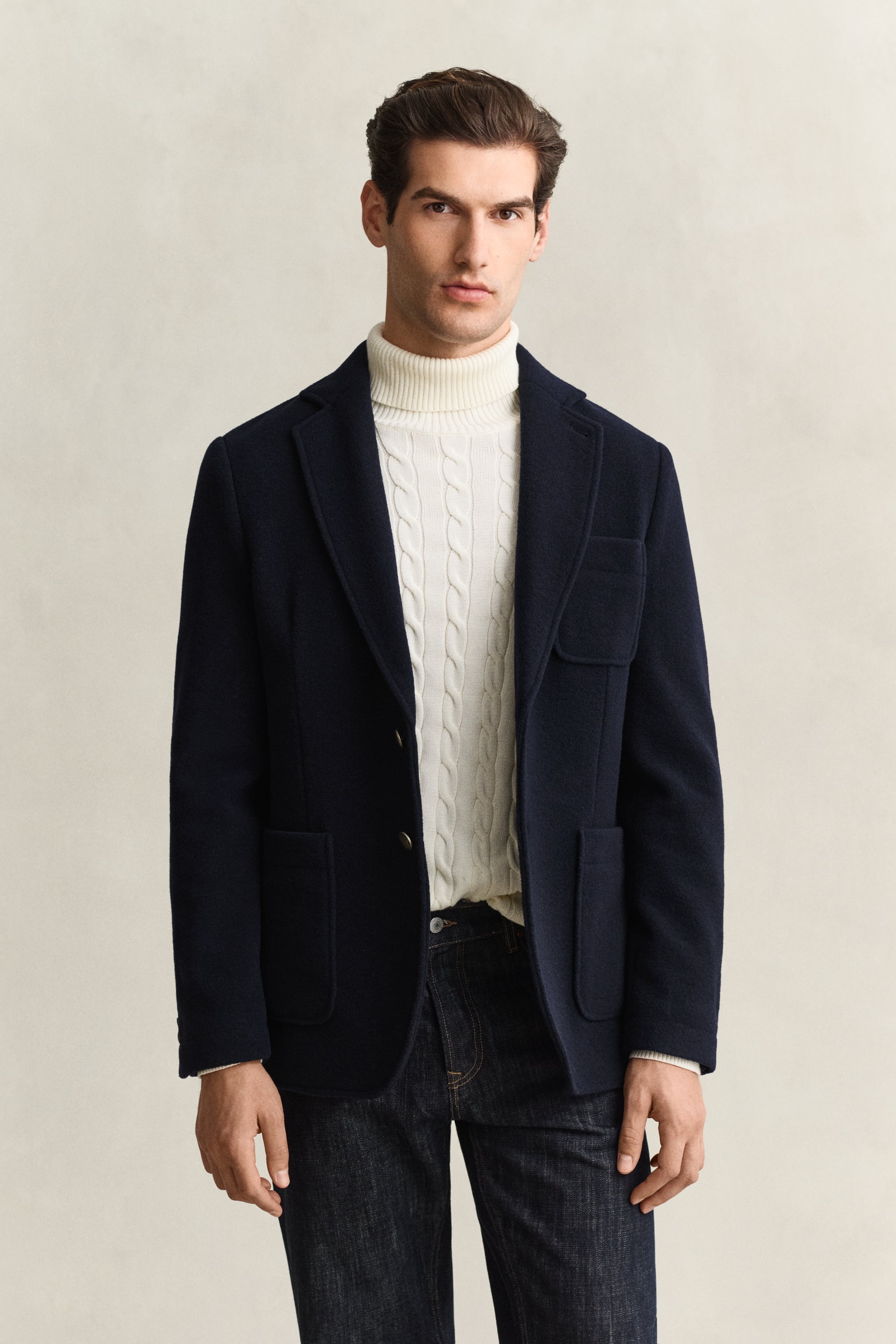 Felted Wool Club Blazer EVENING