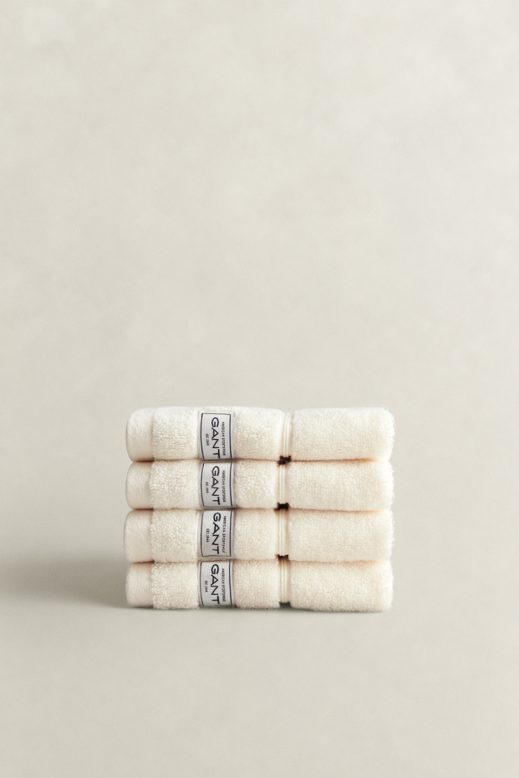 Gant Unisex Sugar White Home Decor 4-Pack Premium Towels 30X30 (30X30)