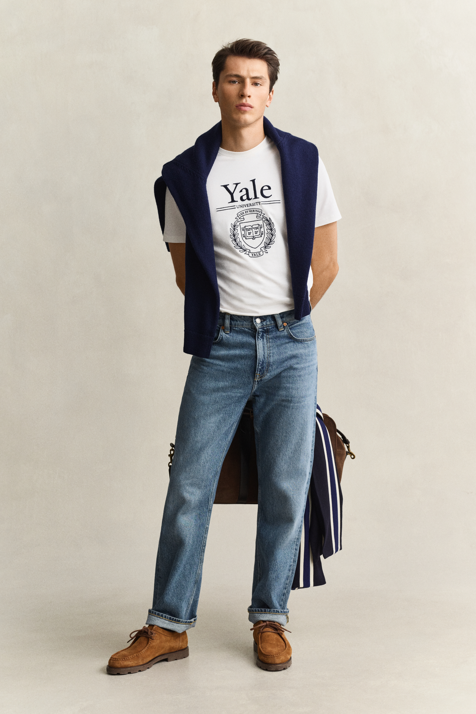 x Yale T Shirt EGGSHELL