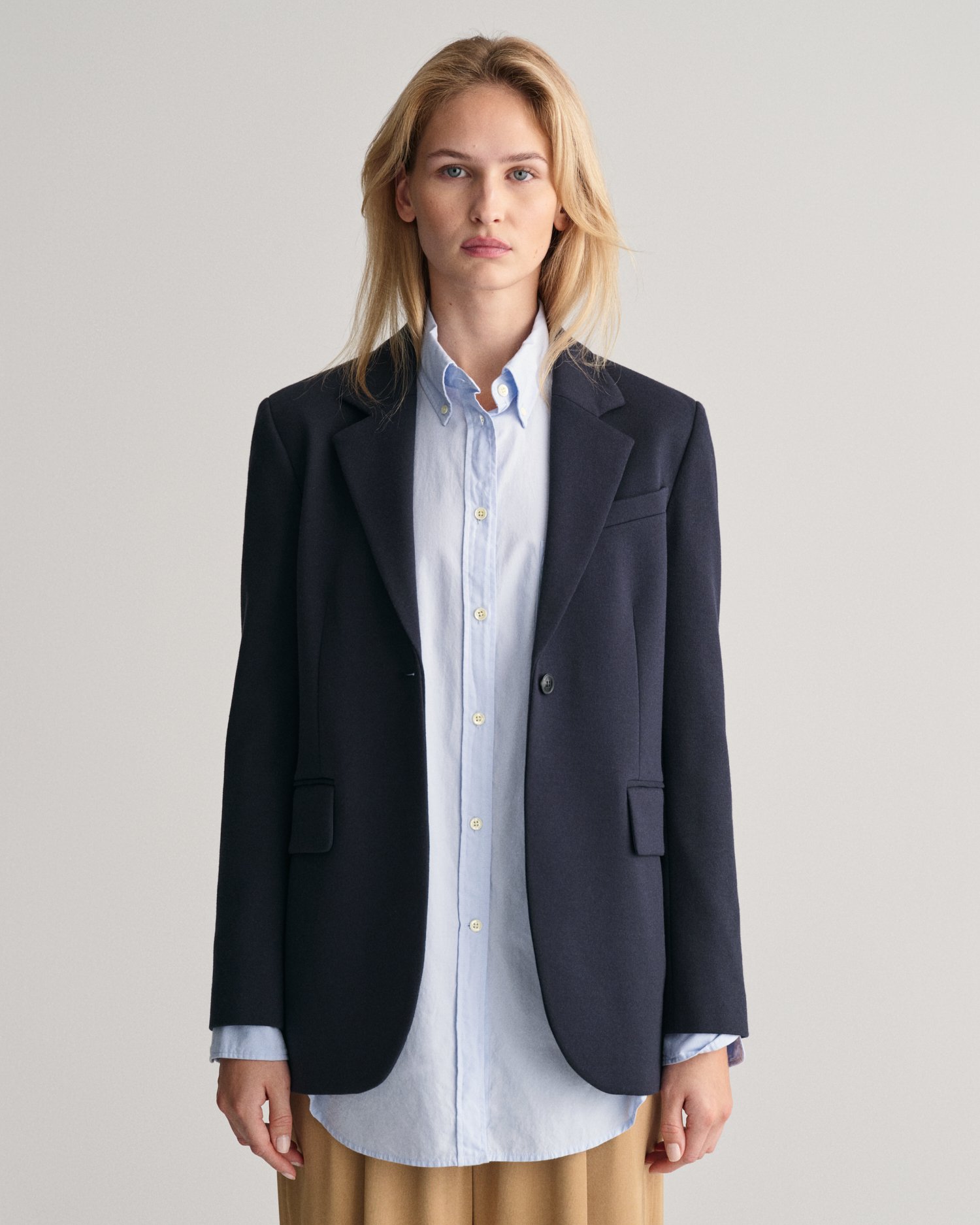 Ladies jersey blazer uk top